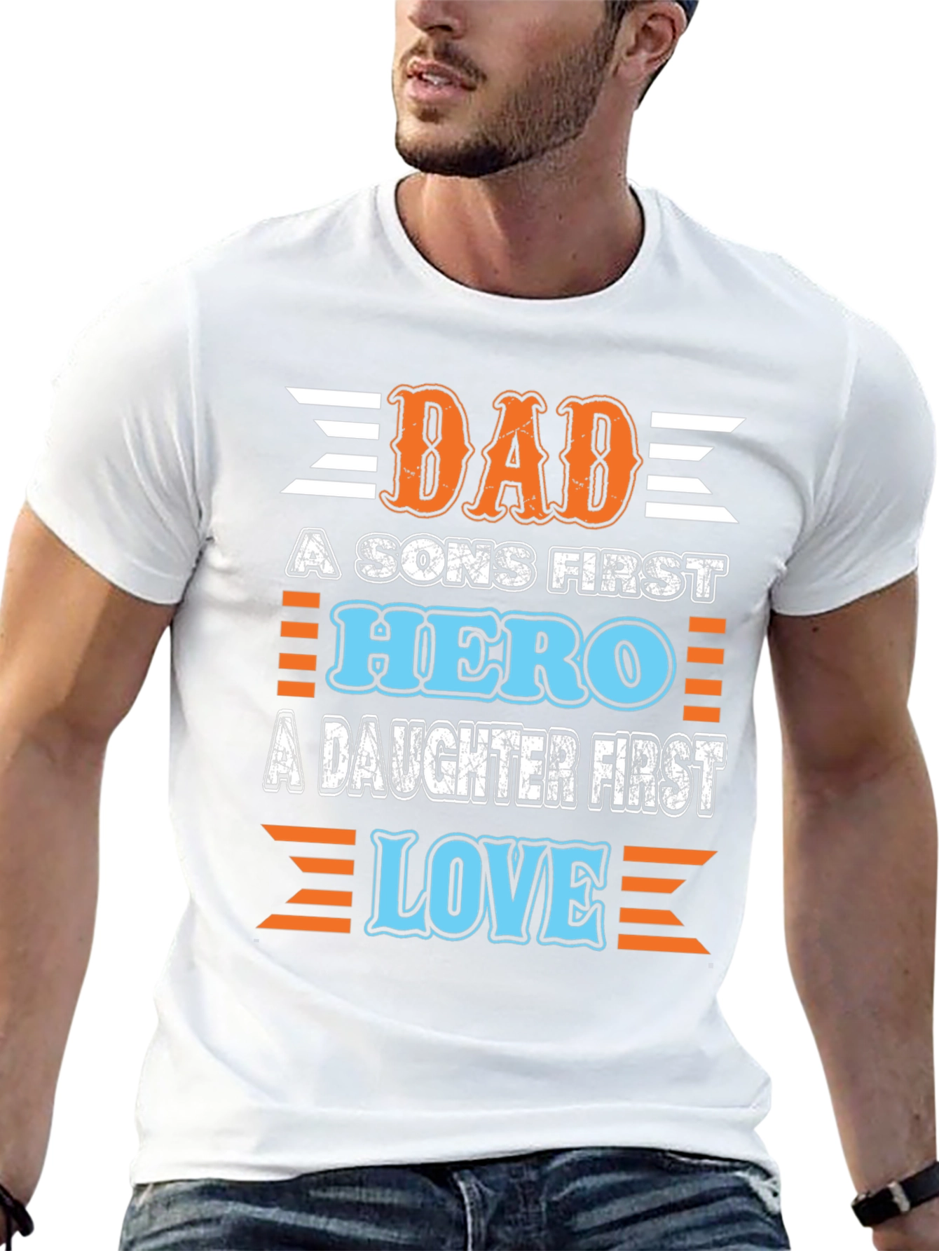 Dad Hero Love T-Shirt