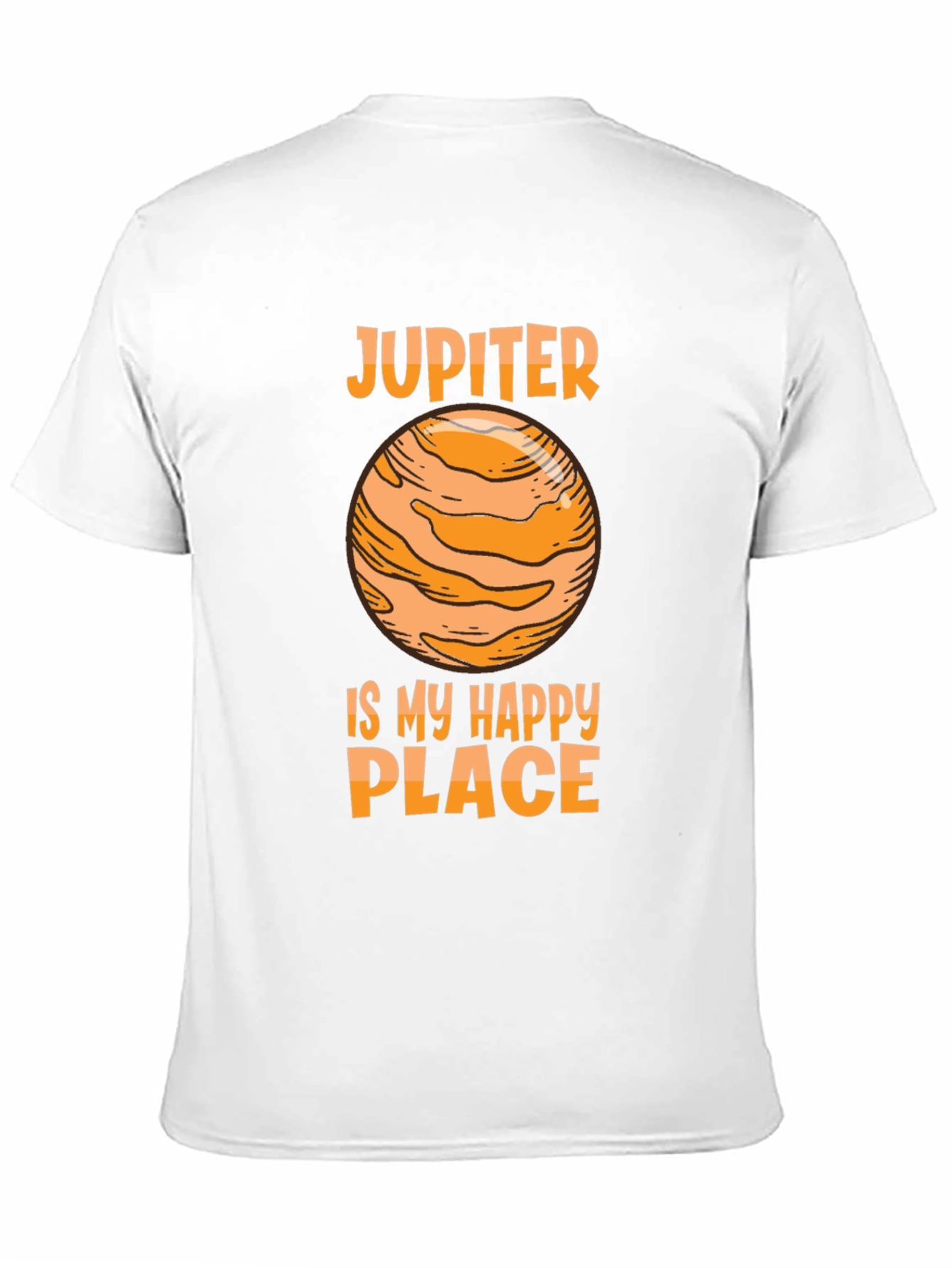 Jupiter Is My Happy Place T-Shirt - Black