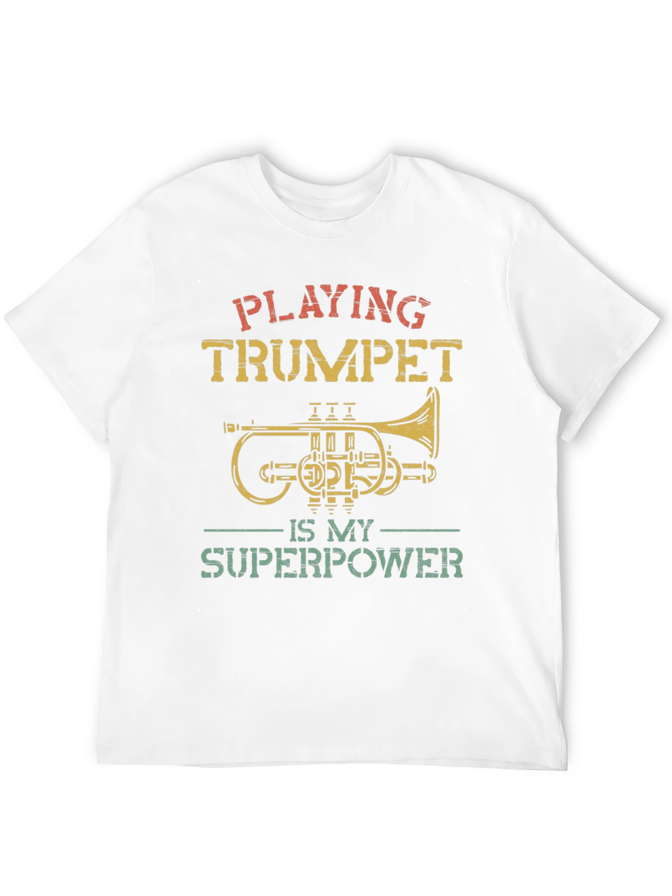 Trumpet Player Superpower Graphic Tee