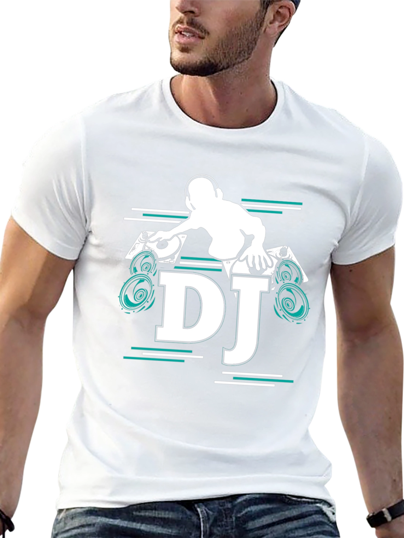 DJ Graphic Tee - Turntable Music Lover T-Shirt