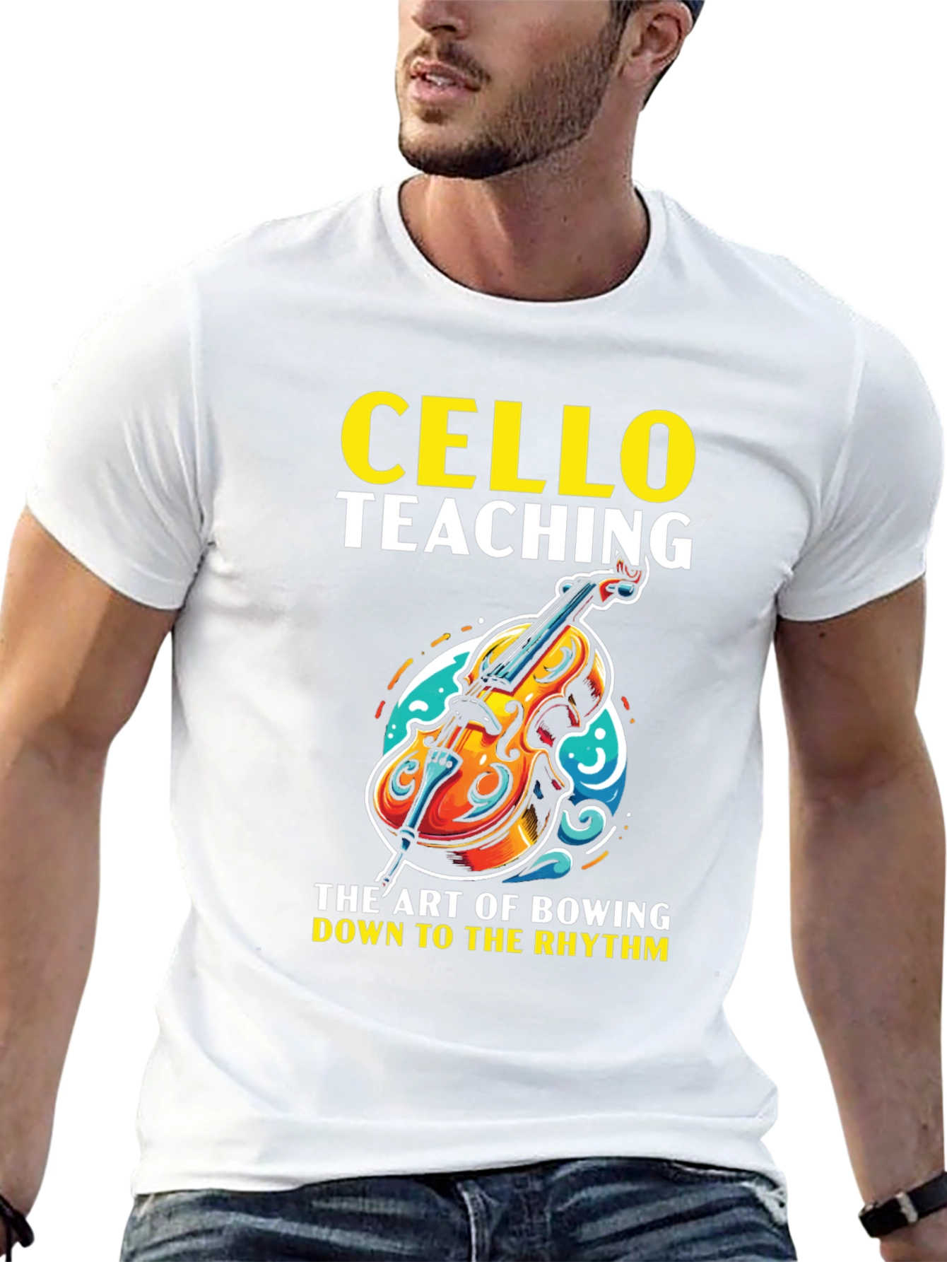 Cello Teaching T-Shirt - Music Lover Apparel