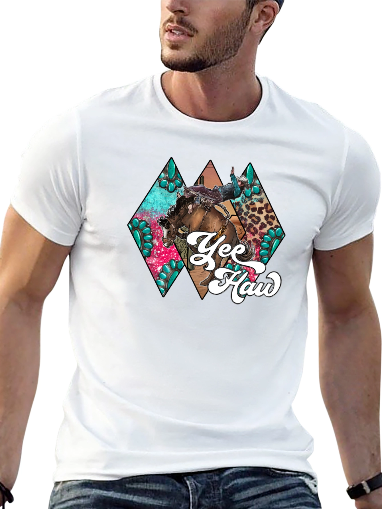 Yee Haw Rodeo Graphic T-Shirt