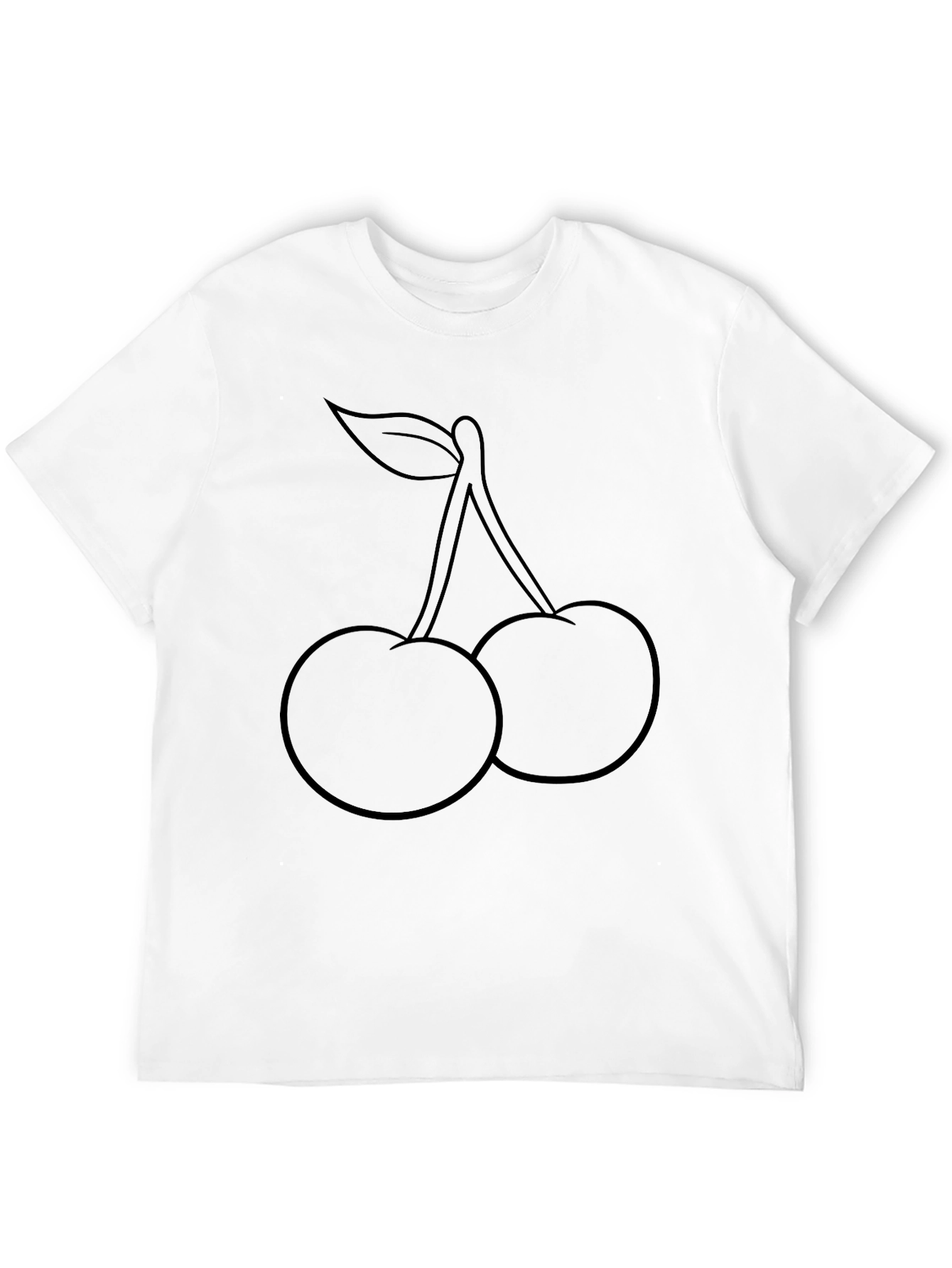 Black Cherry Print T-Shirt