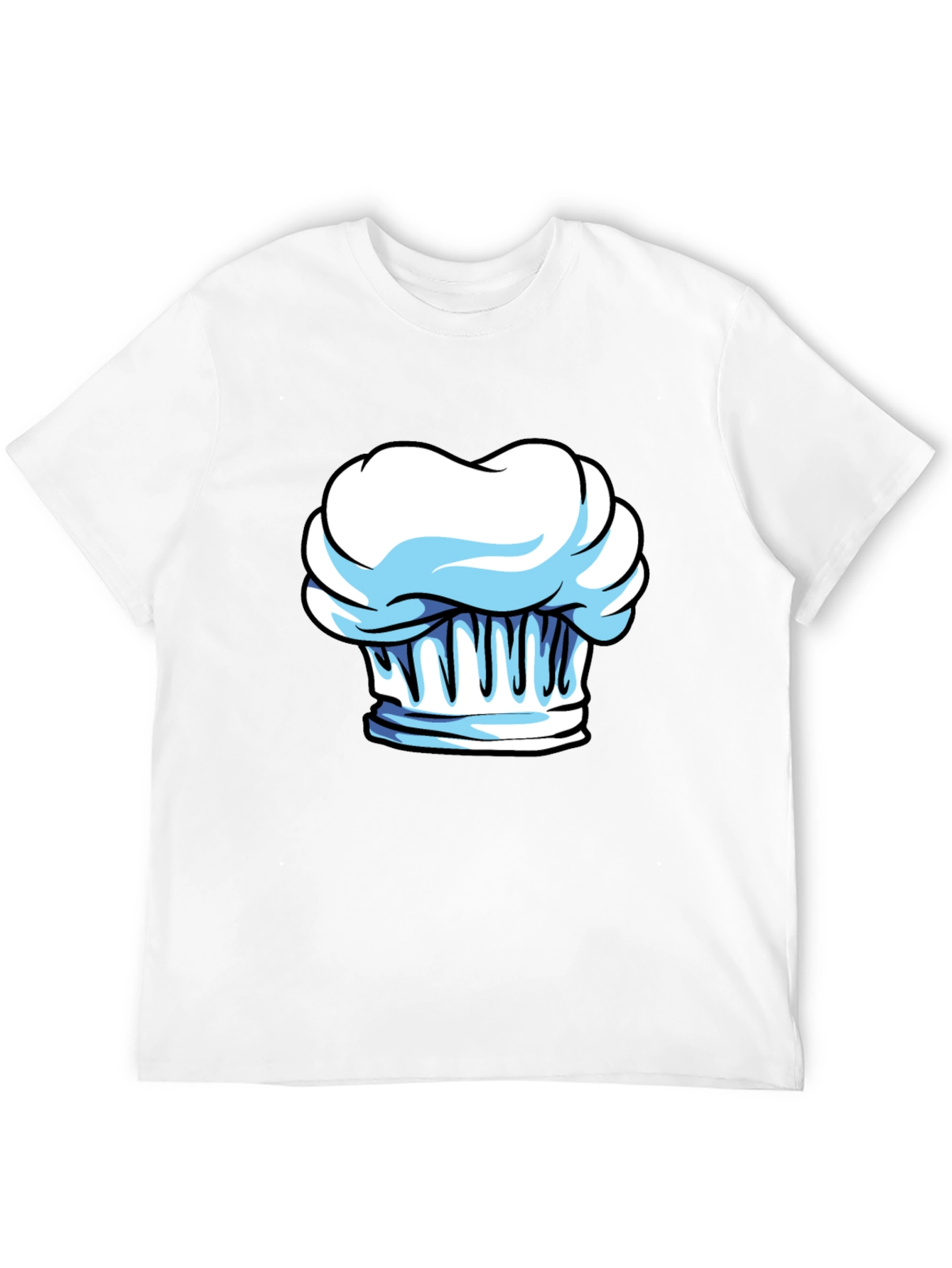 Chef Hat Graphic Tee - Stylish Cotton Blend