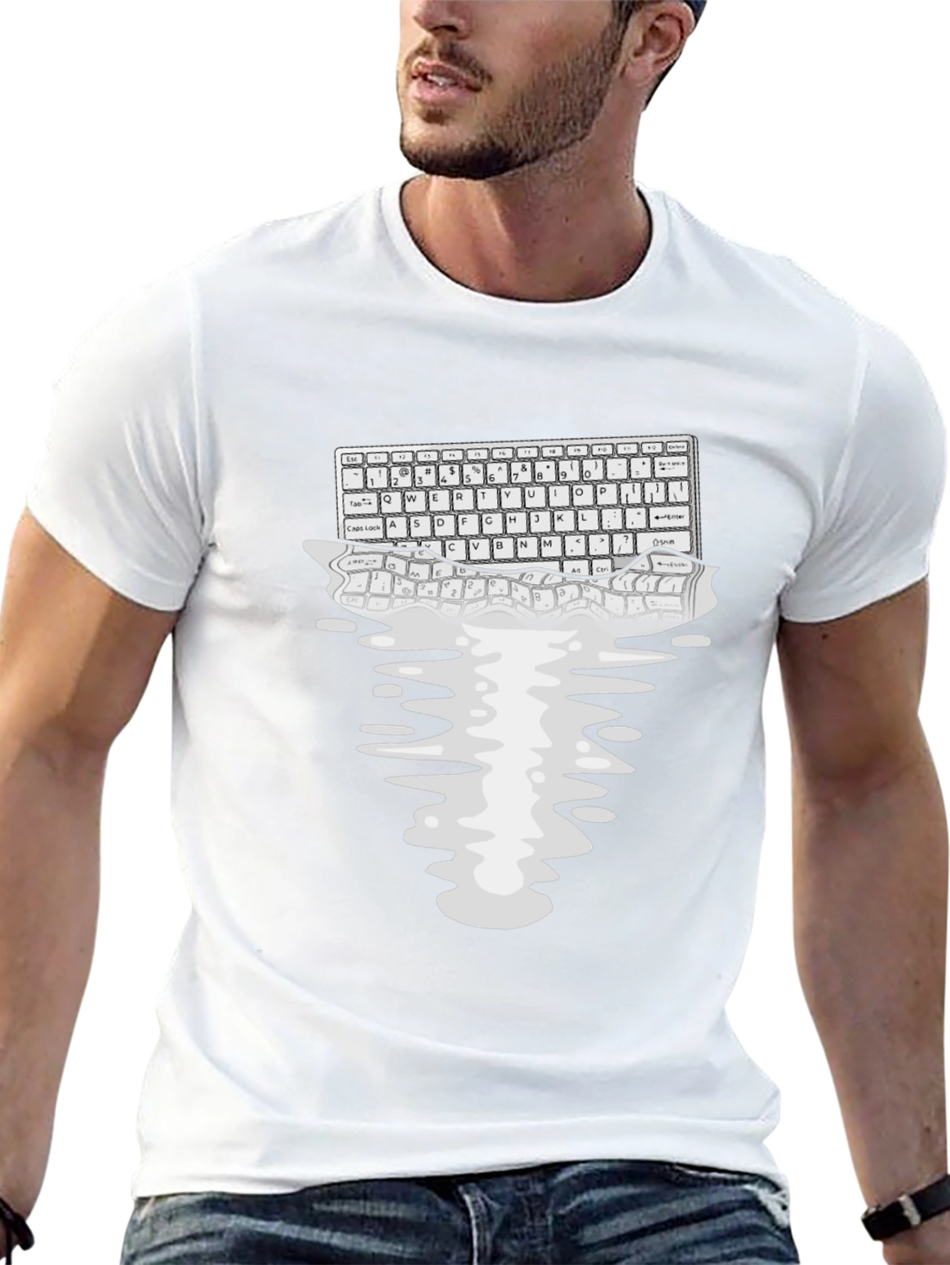 Keyboard T-Shirt - Unique Computer Tee
