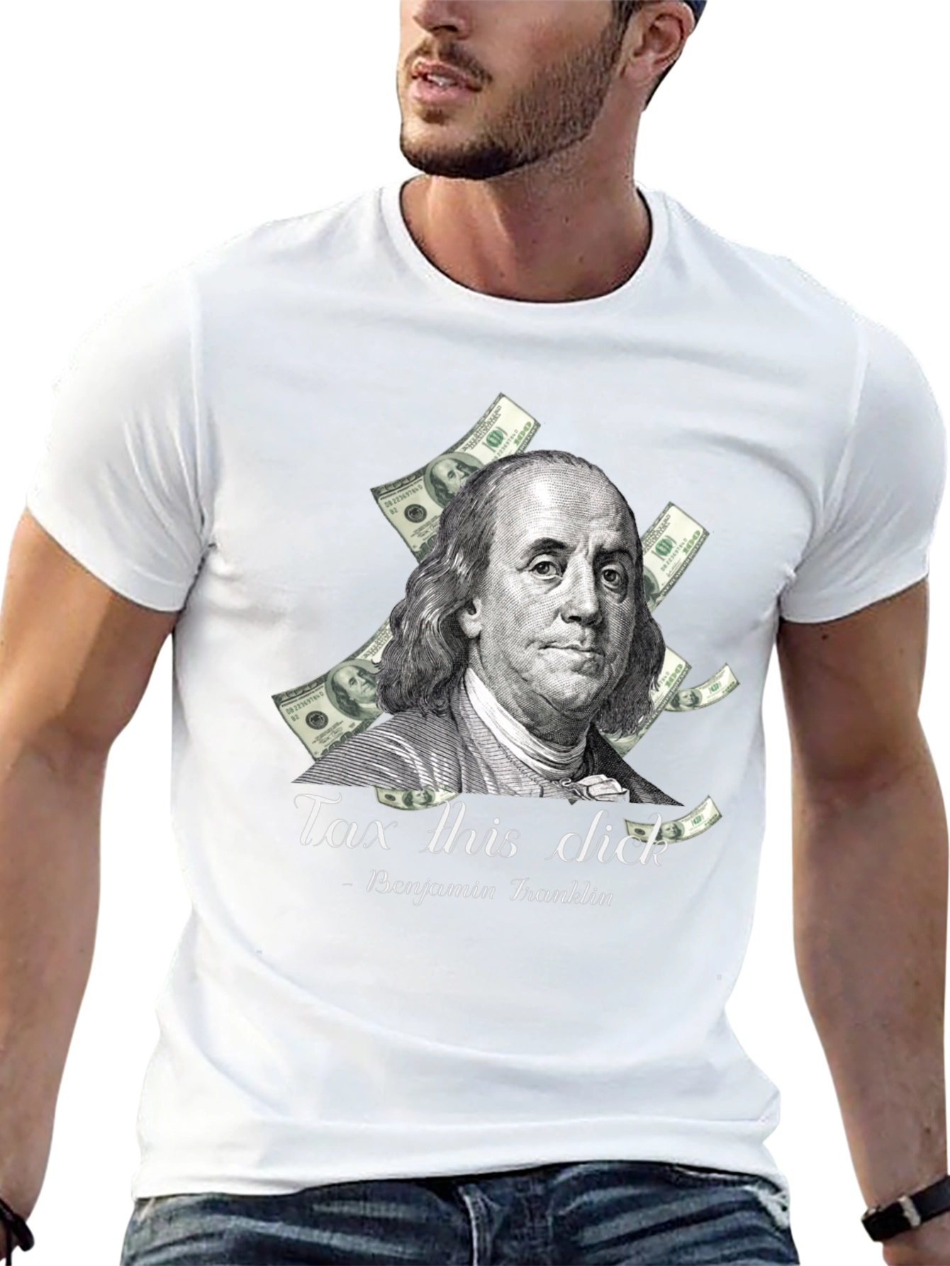 Tax This Dick Benjamin Franklin Graphic Tee