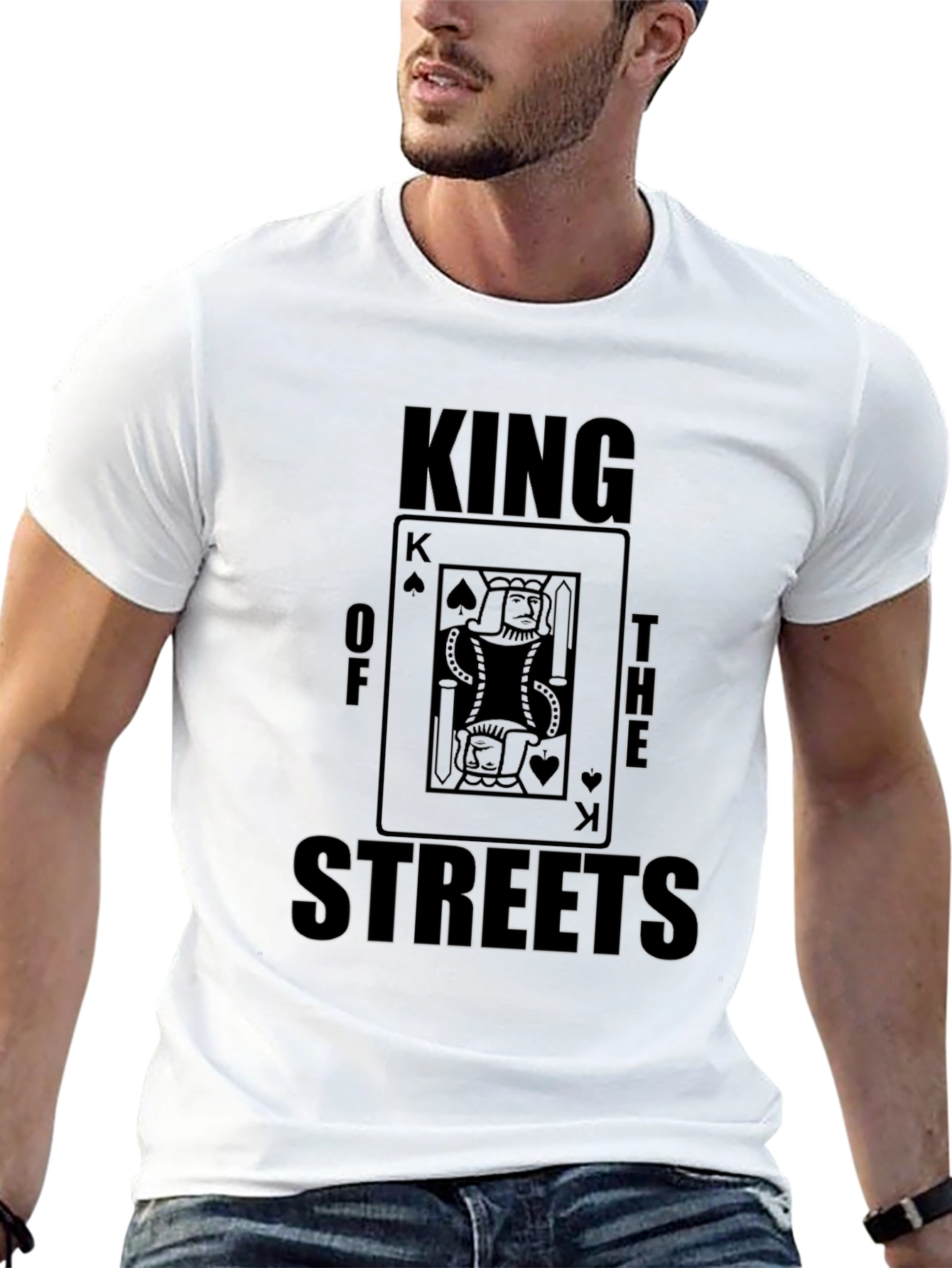 King of the Streets Black Graphic Tee