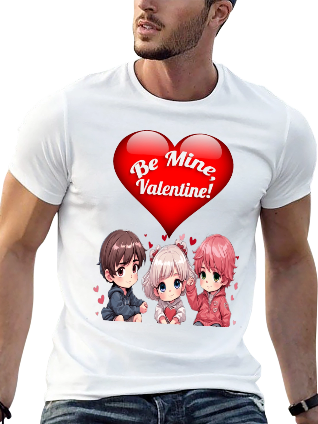 Valentines Day Anime T-Shirt - Be Mine!