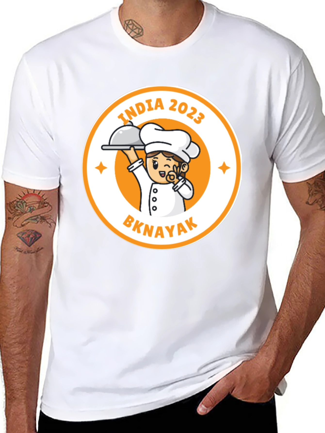 India 2023 Chef Graphic T-Shirt