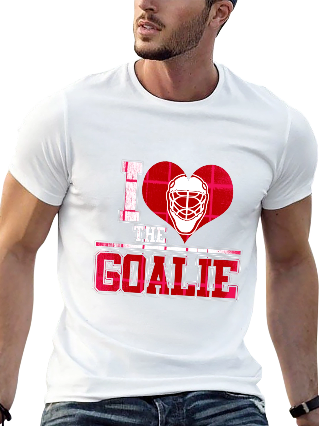 I Heart The Goalie - Hockey Fan T-Shirt