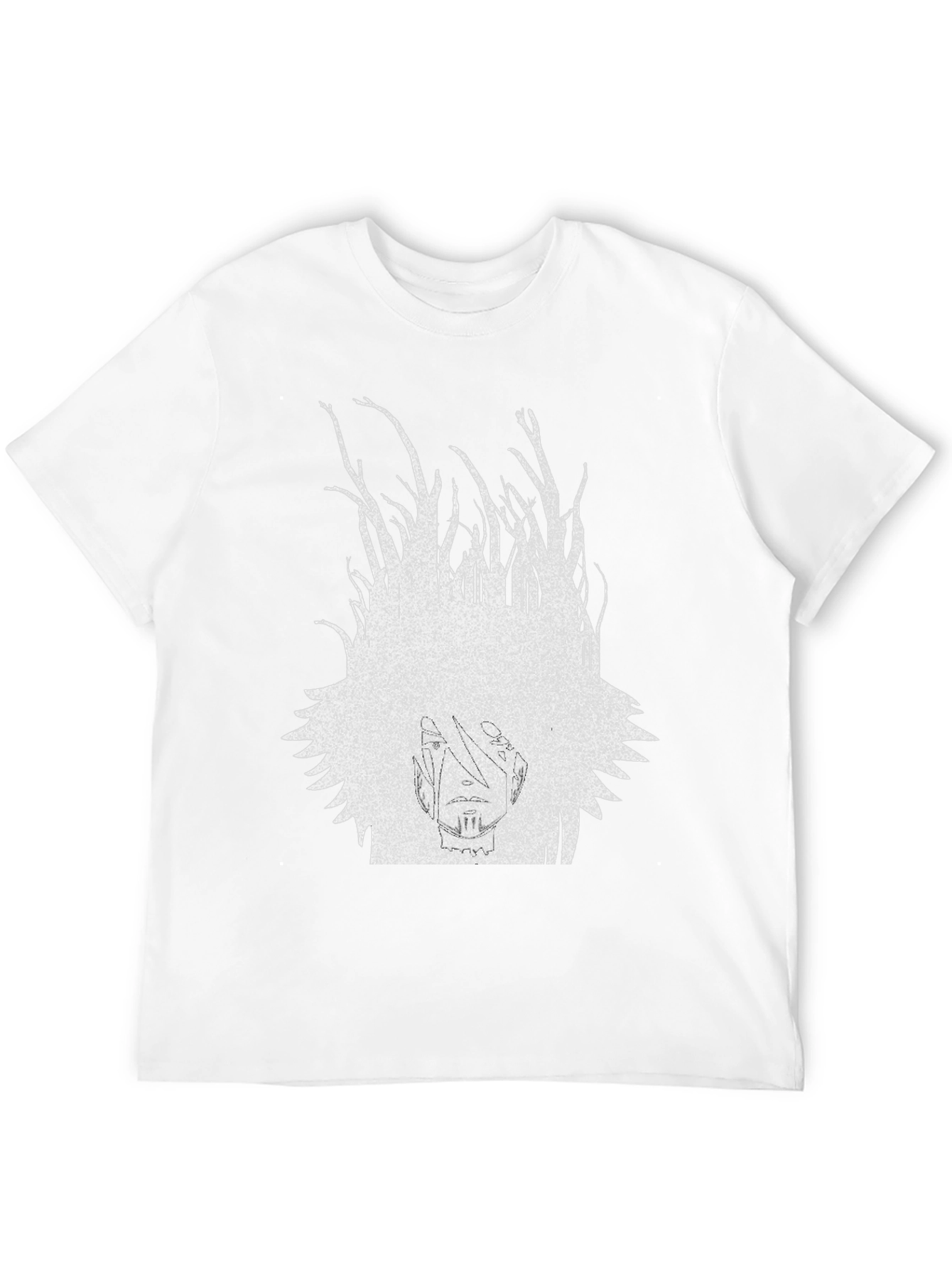 Abstract Graphic Print Black Casual T-Shirt