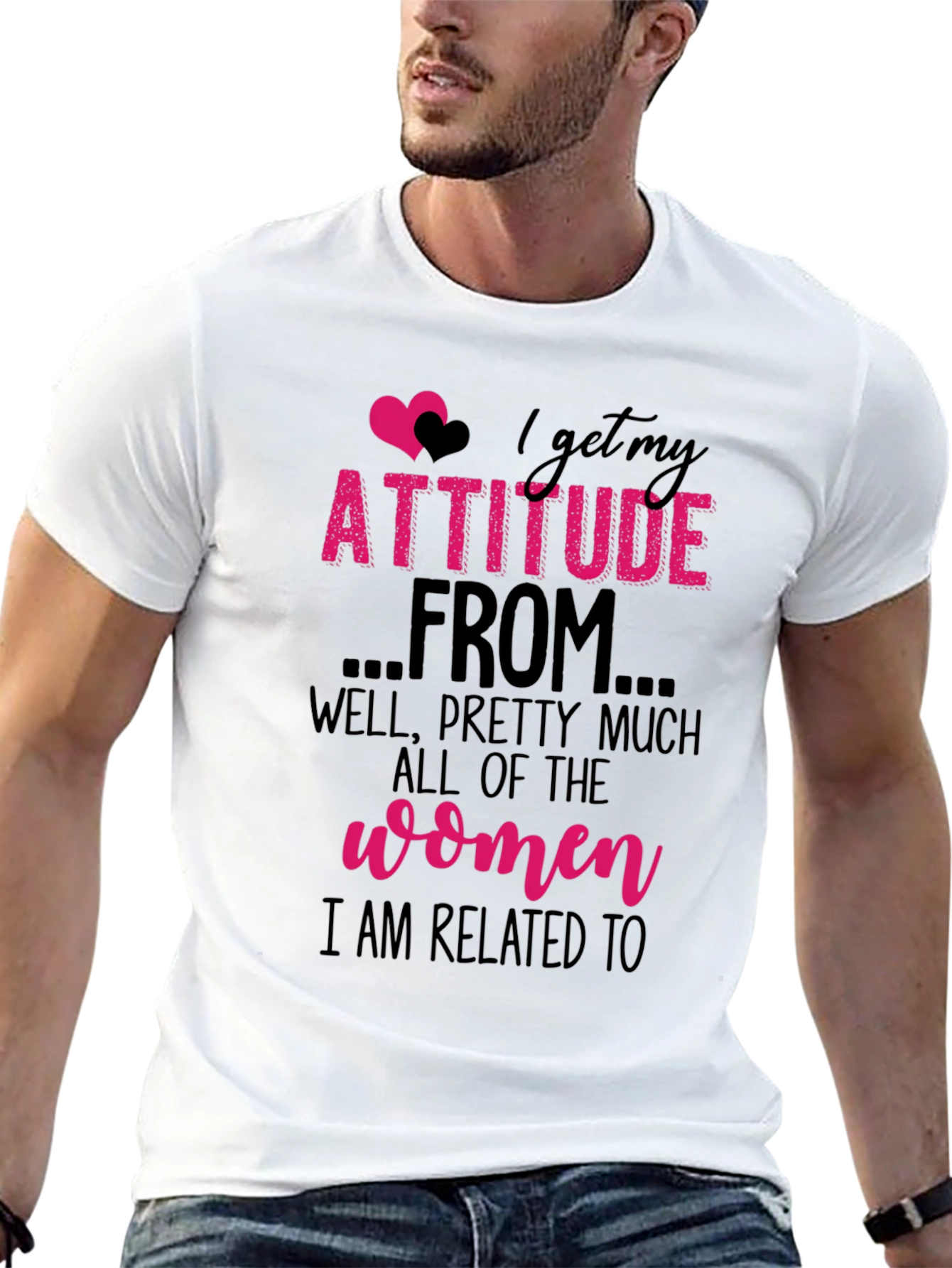 Attitude Women T-Shirt - Related To Women Tee