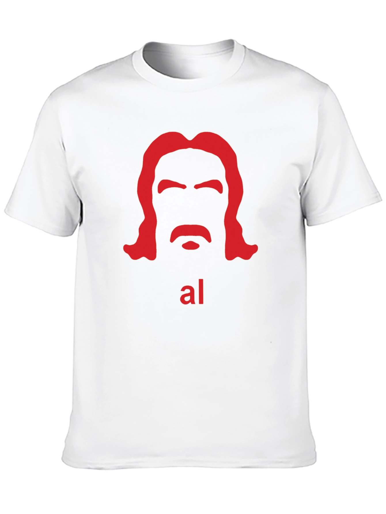 Weird Al Yankovic Silhouette T-Shirt - Black Cotton