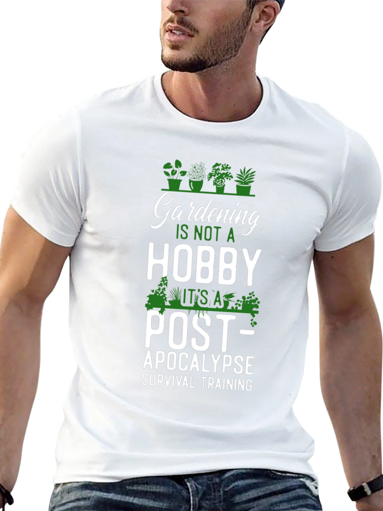 Gardening Post-Apocalypse Survival Training T-Shirt
