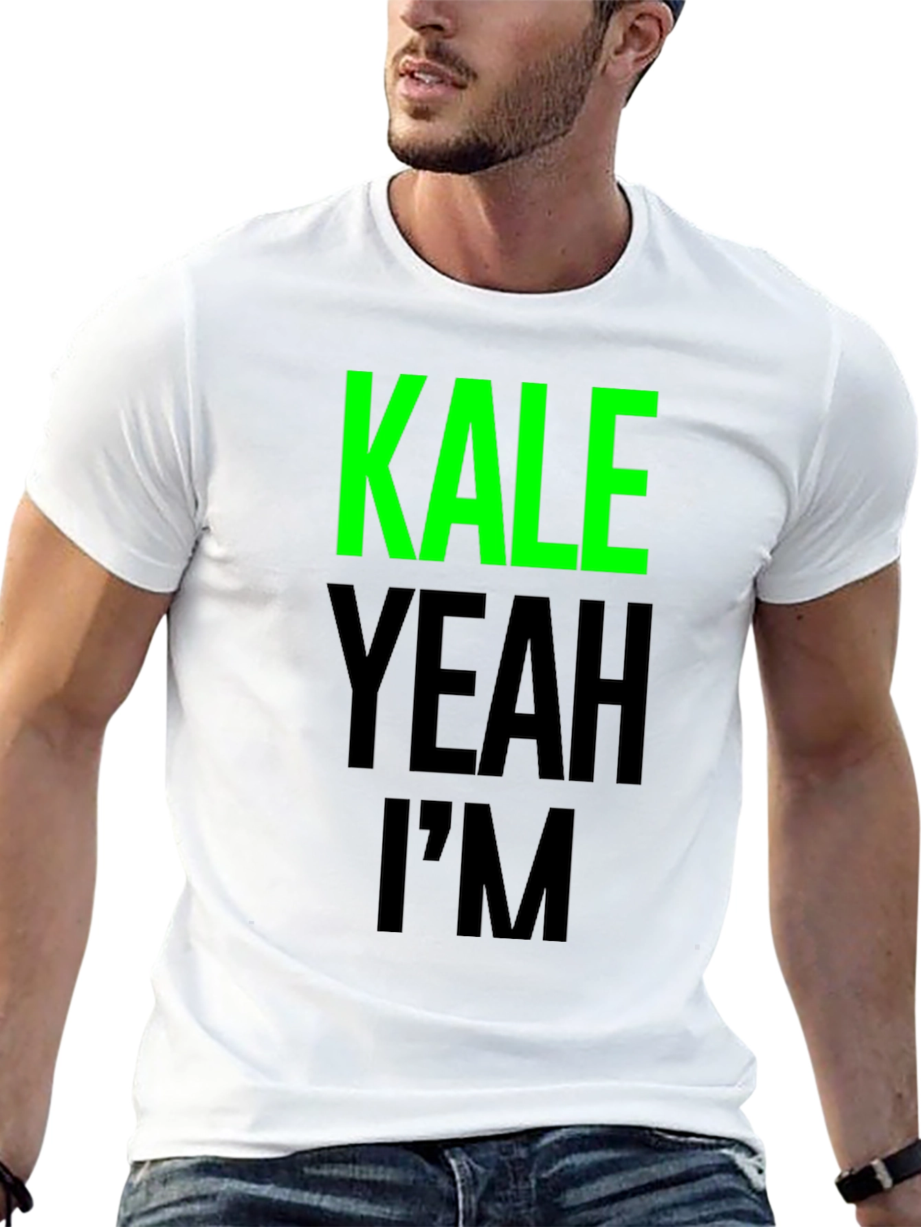 Kale Yeah Im T-Shirt - Funny Vegan Tee