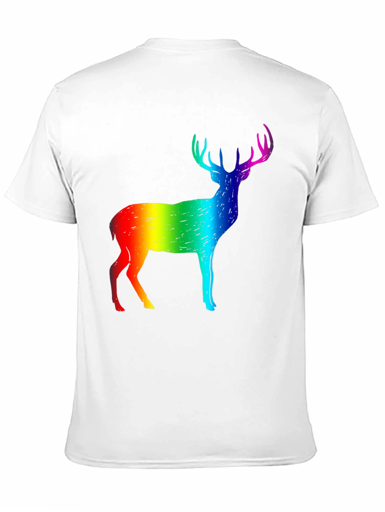 Rainbow Deer Graphic Tee - Pride Month