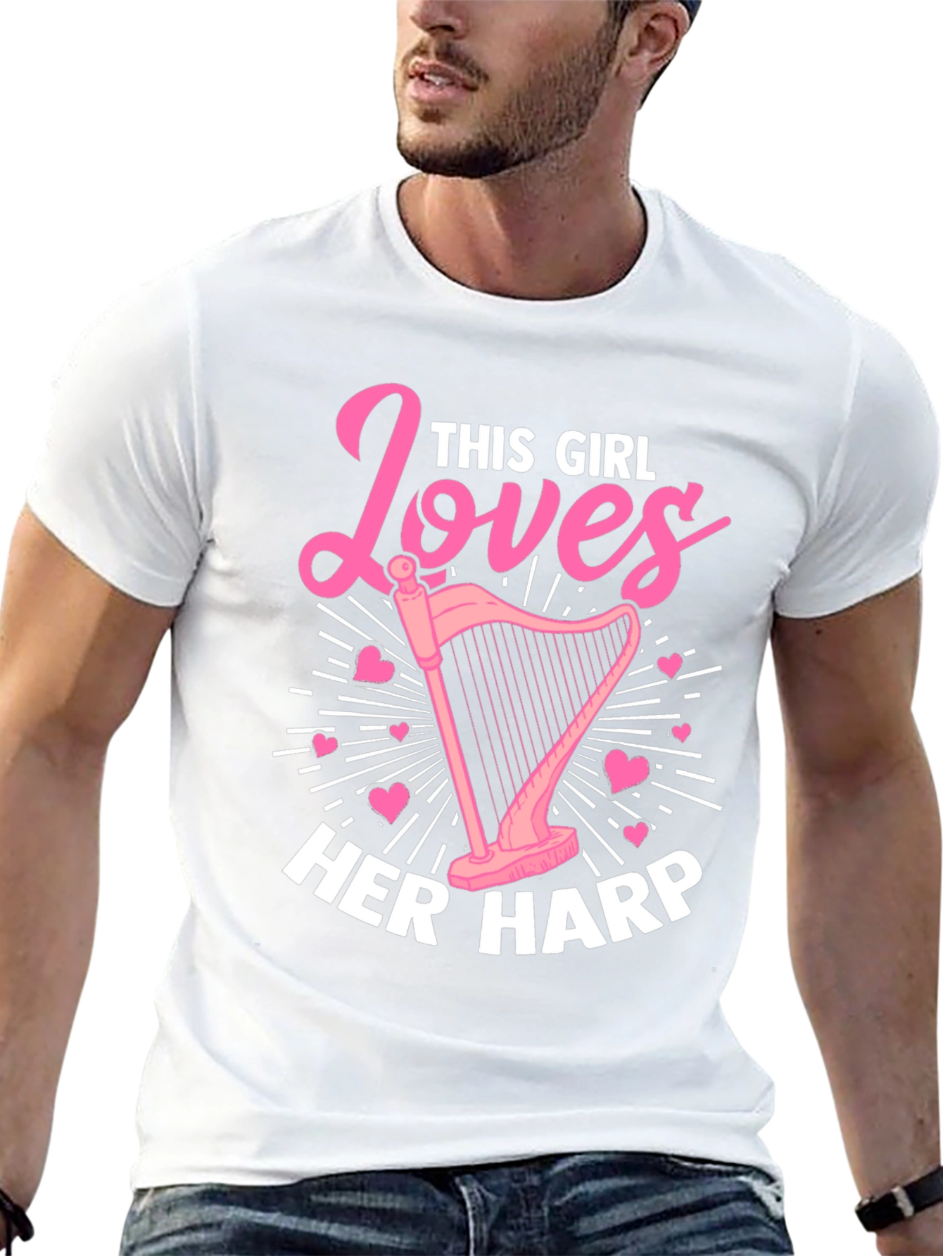 This Girl Loves Her Harp T-Shirt