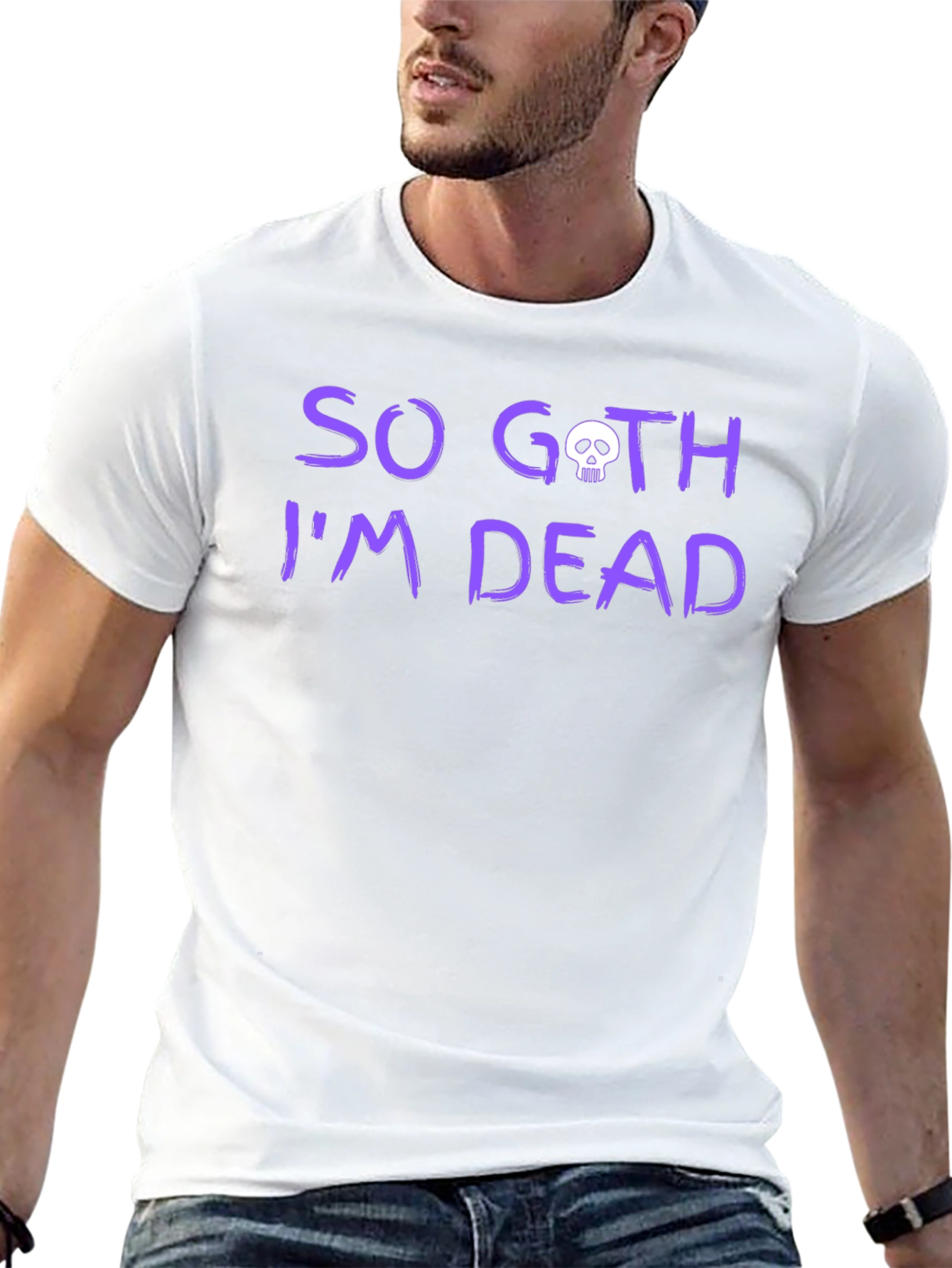 So Goth Im Dead Graphic Tee - Black