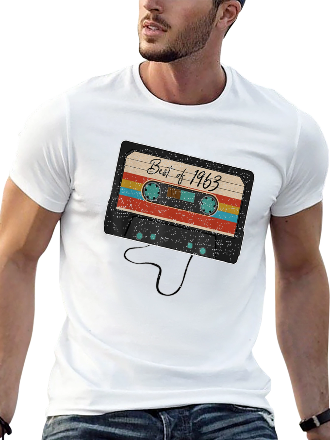 Retro Best of 1963 Cassette Tape Graphic Tee