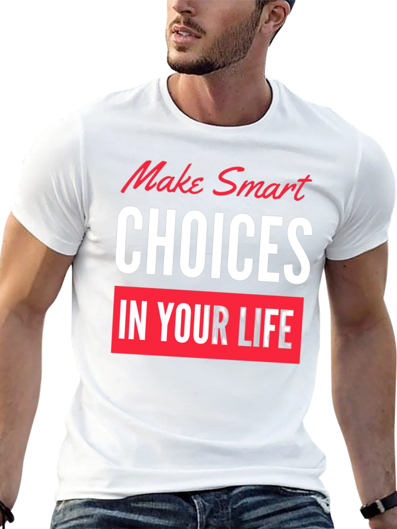 Smart Choices Graphic T-Shirt - Black