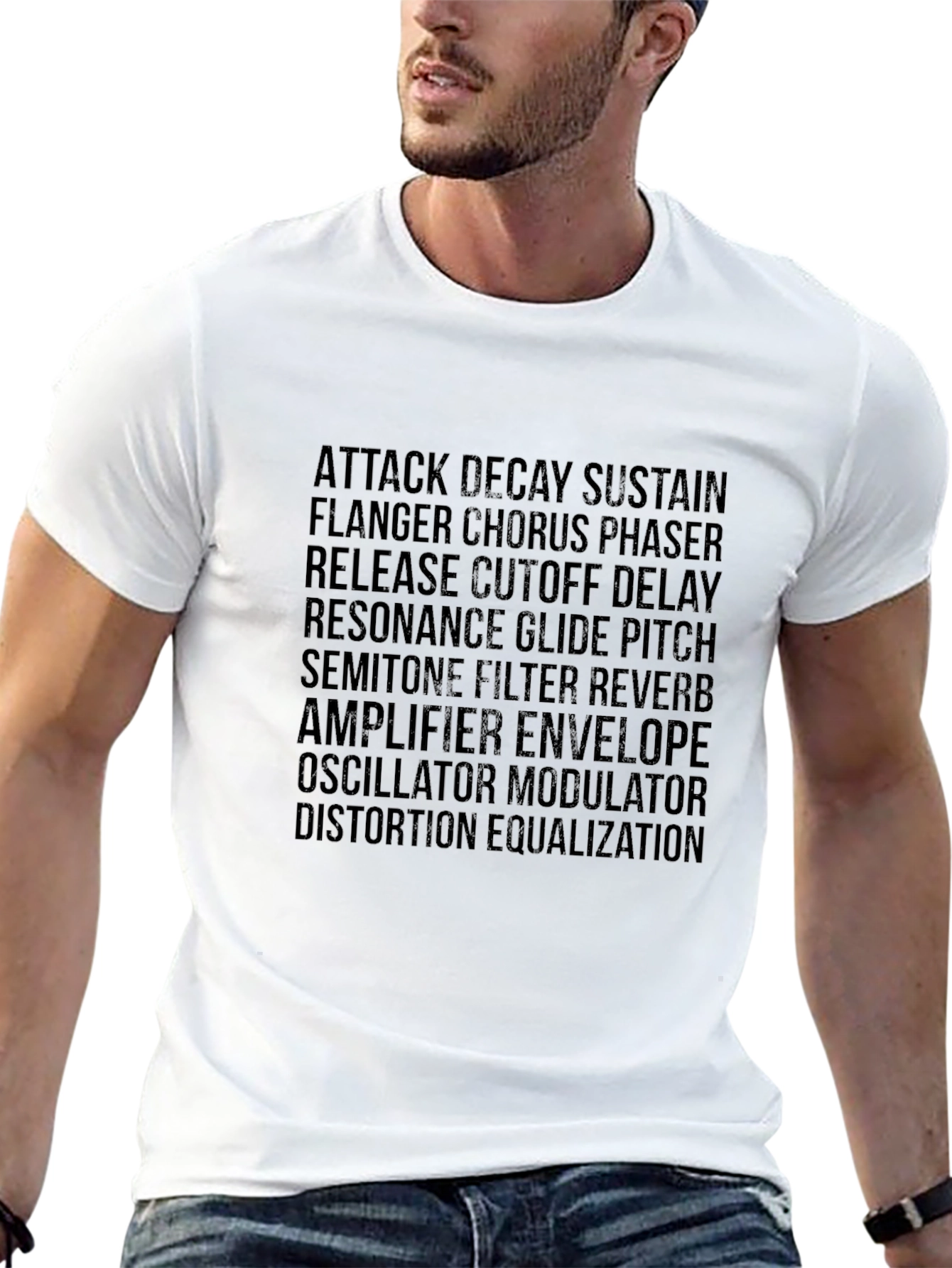 Synthesizer Parameter Black T-Shirt