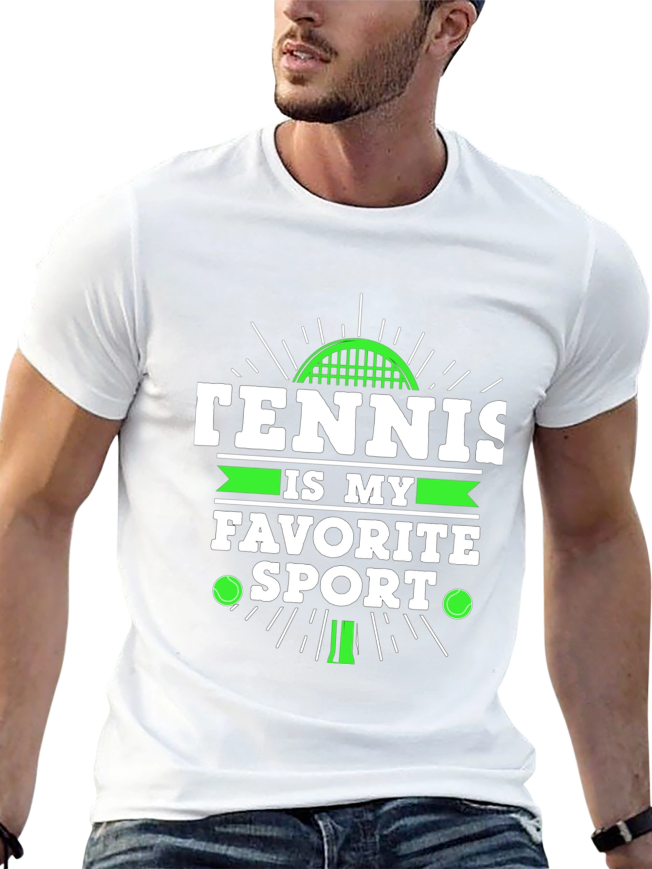 Tennis is My Favorite Sport Graphic T-Shirt