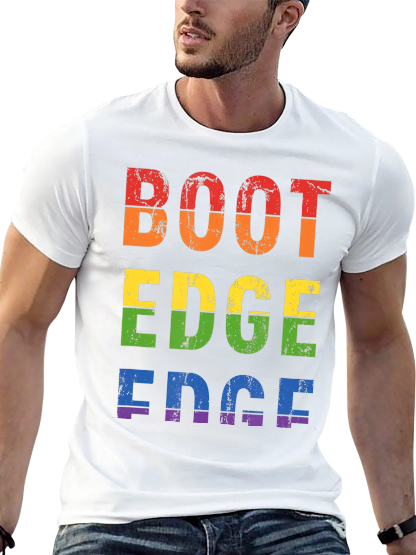 BOOT EDGE EDGE LGBTQ+ Pride T-Shirt