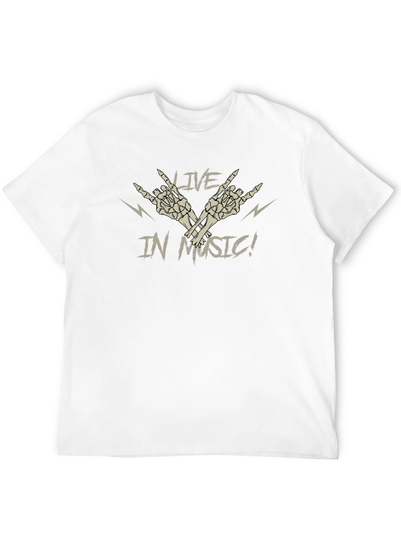 Rock On! Live In Music Graphic Tee - Black
