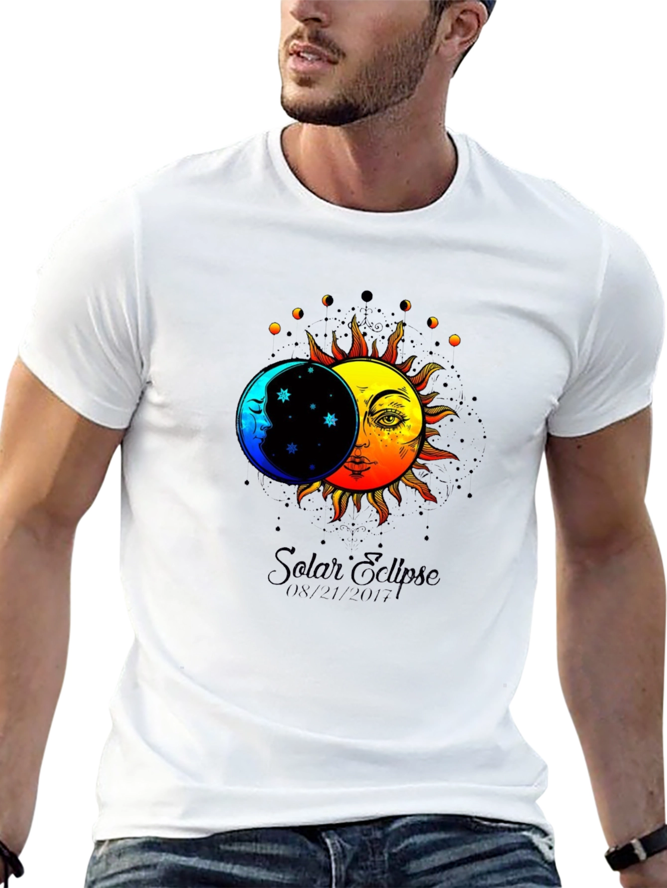 Solar Eclipse Graphic Tee - Black T-Shirt
