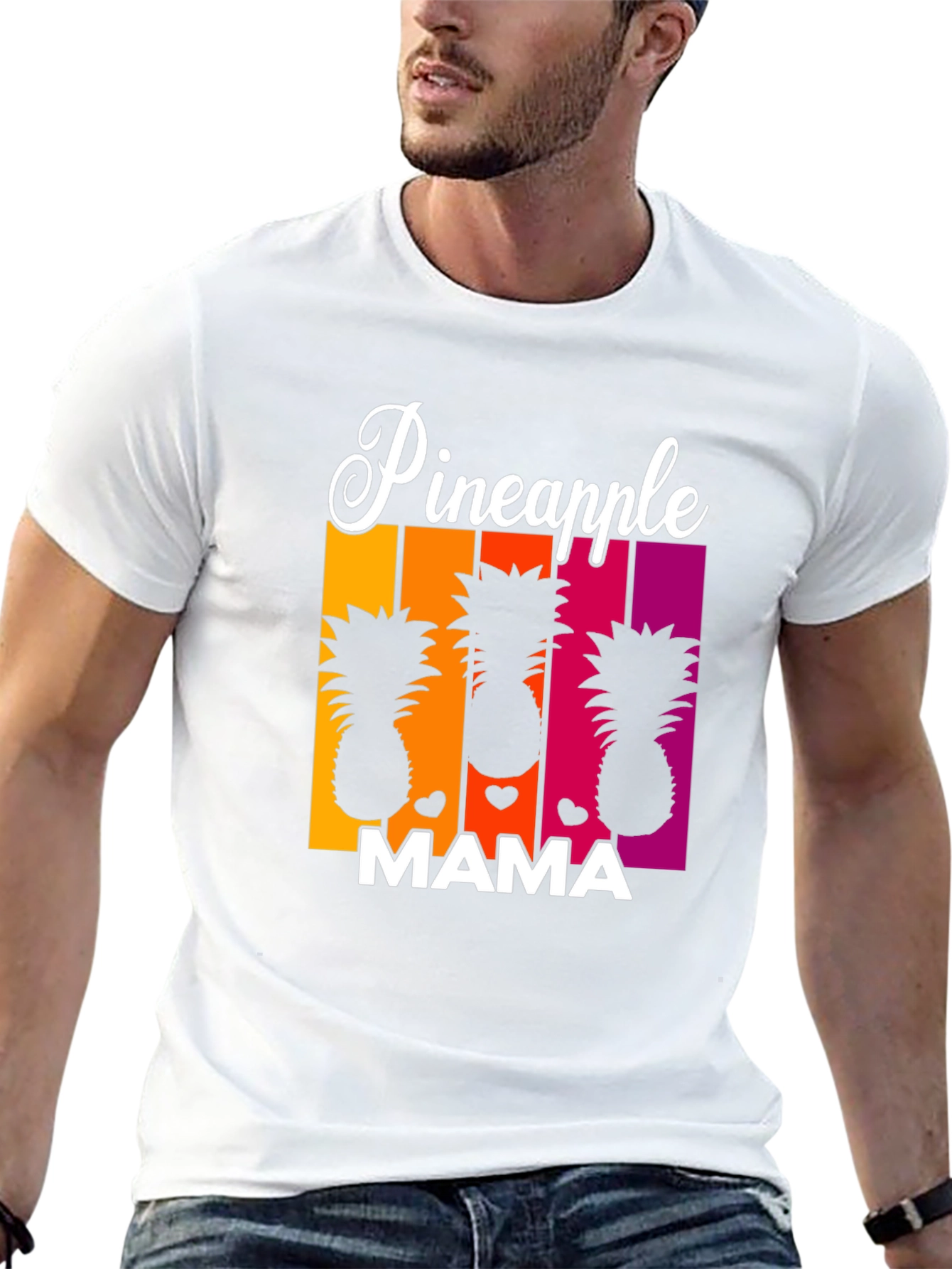 Pineapple Mama Graphic Tee - Tropical Vibes