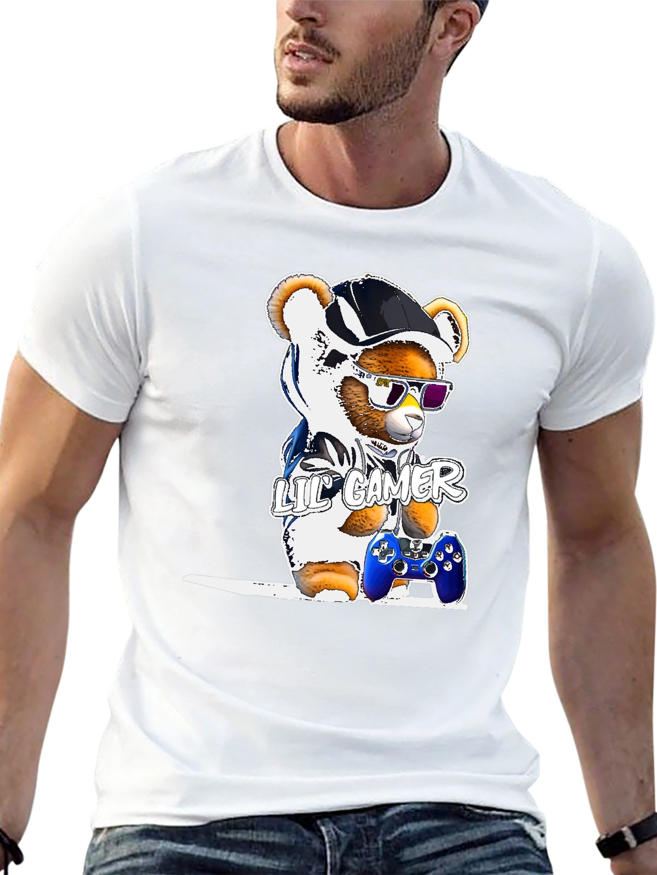 Lil Gamer Bear T-Shirt