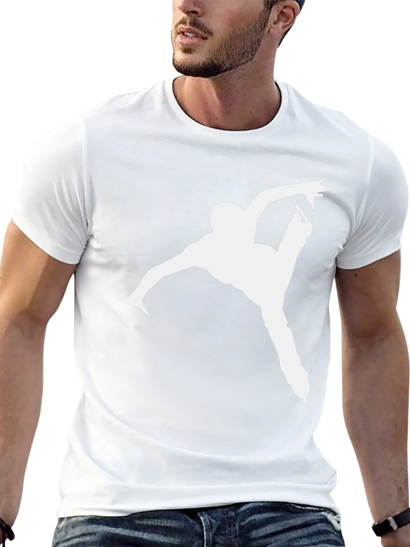Figure Skating T-Shirt - Black Cotton Tee