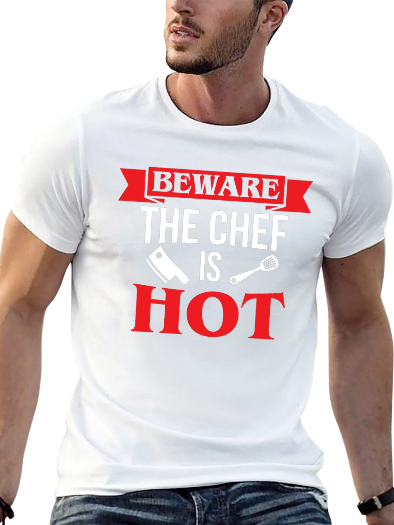 Beware The Chef Is Hot T-Shirt