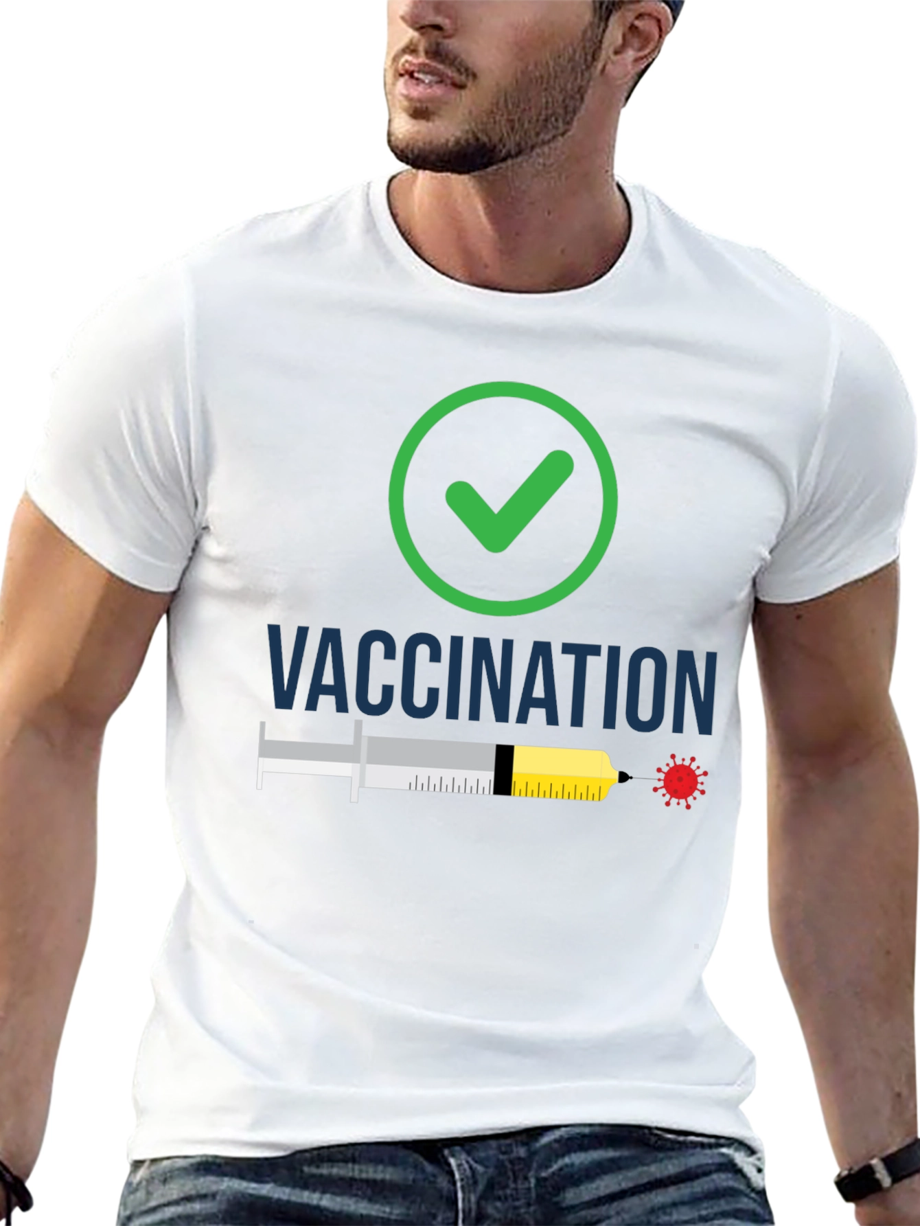 Vaccination Checkmark T-Shirt