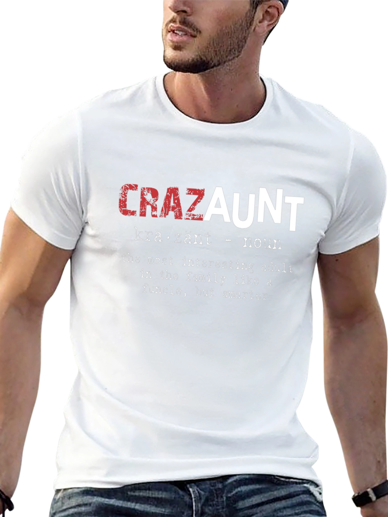 Crazaunt T-Shirt - Definition Funny Aunt Tee