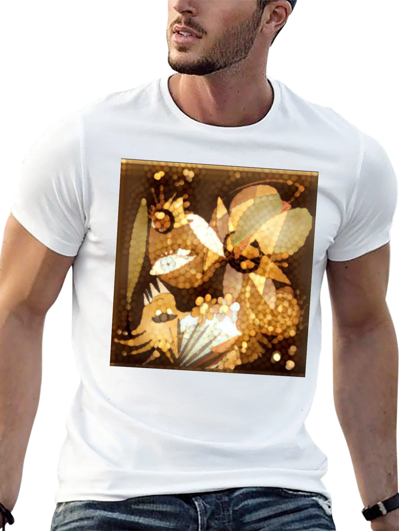 Abstract Art Graphic T-Shirt - Modern Style