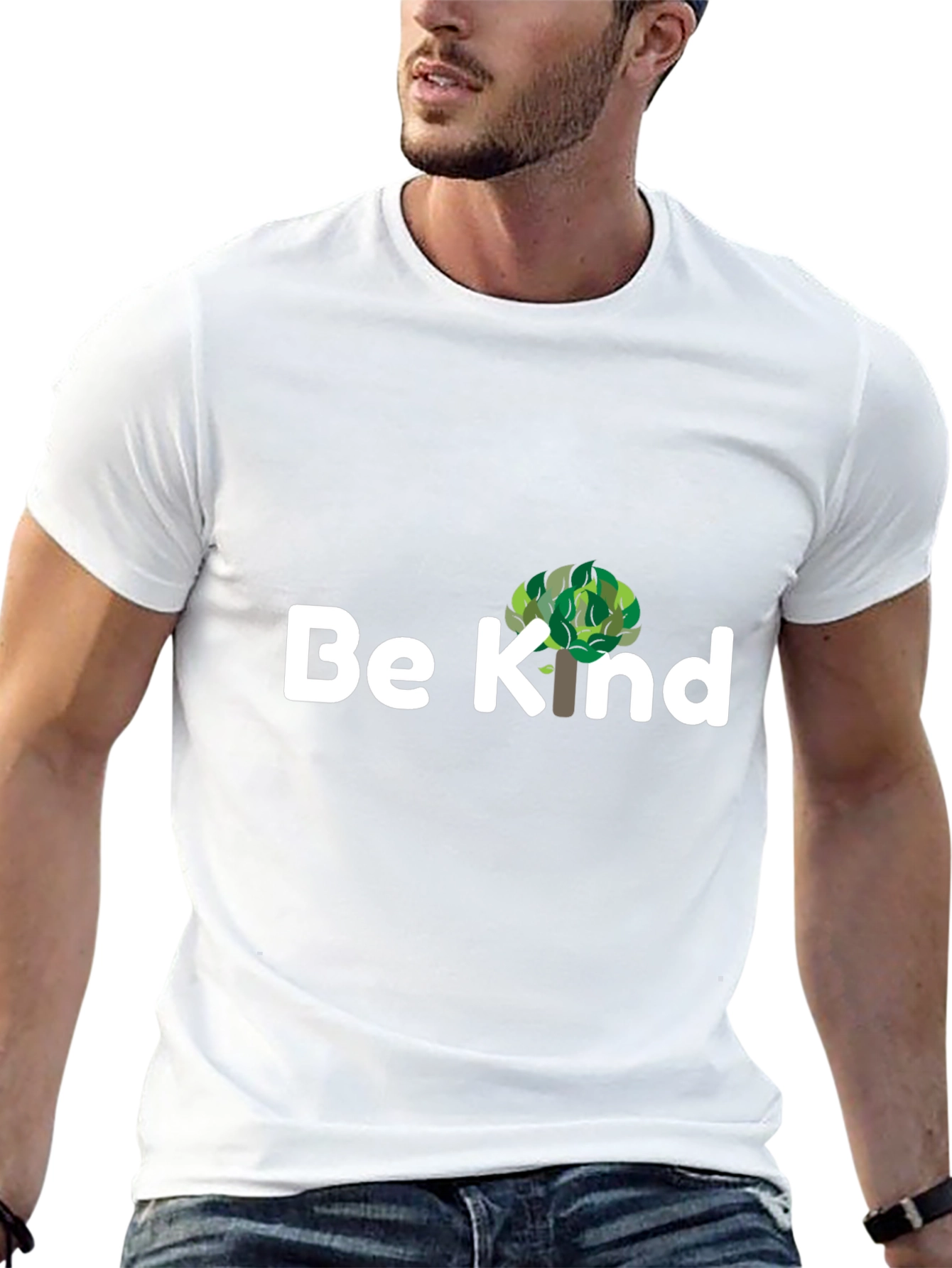 Be Kind Tree Graphic T-Shirt