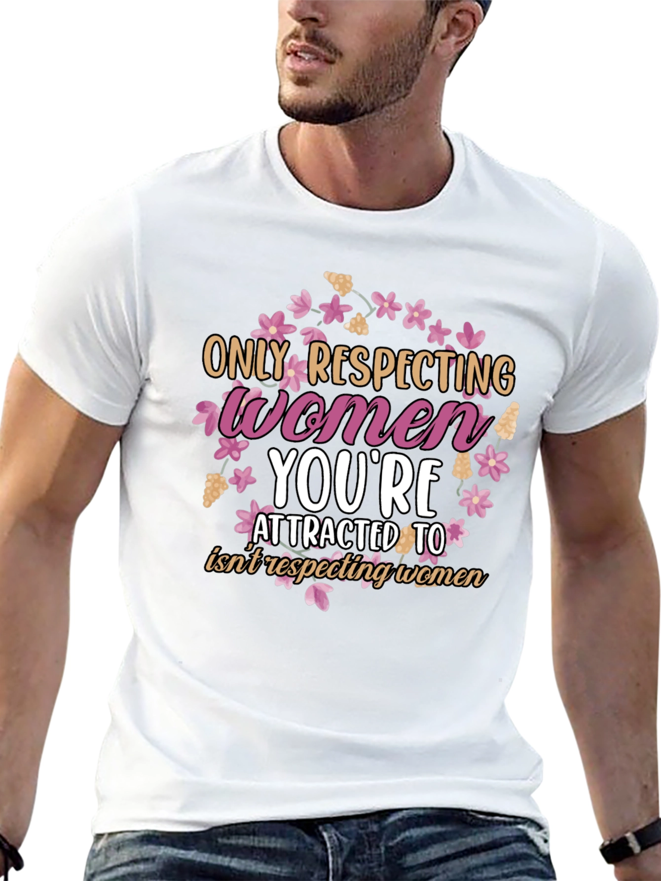 Respect Women Graphic Tee - Trendy Unisex T-Shirt