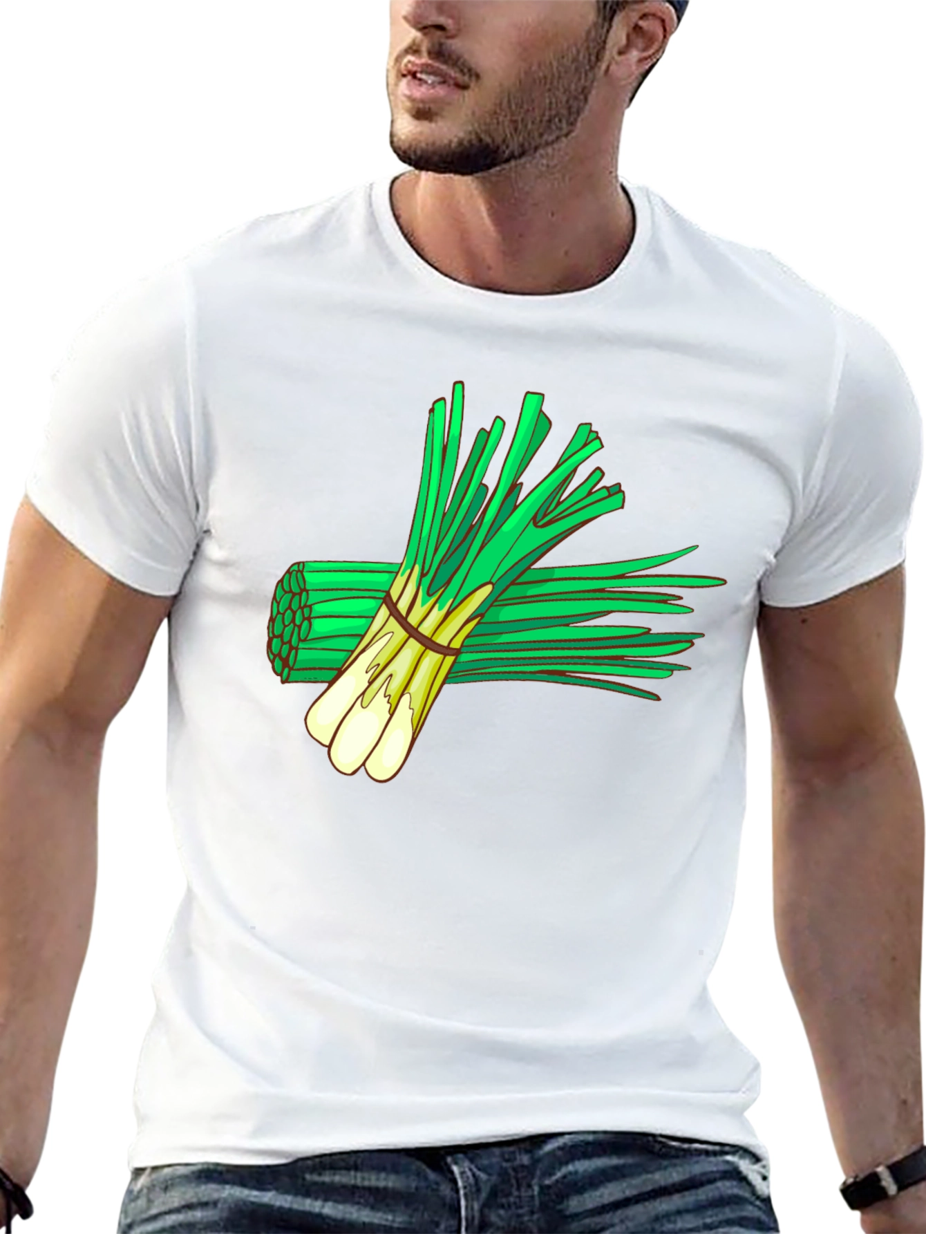 Leek Lover T-Shirt - Novelty Vegetable Graphic Tee
