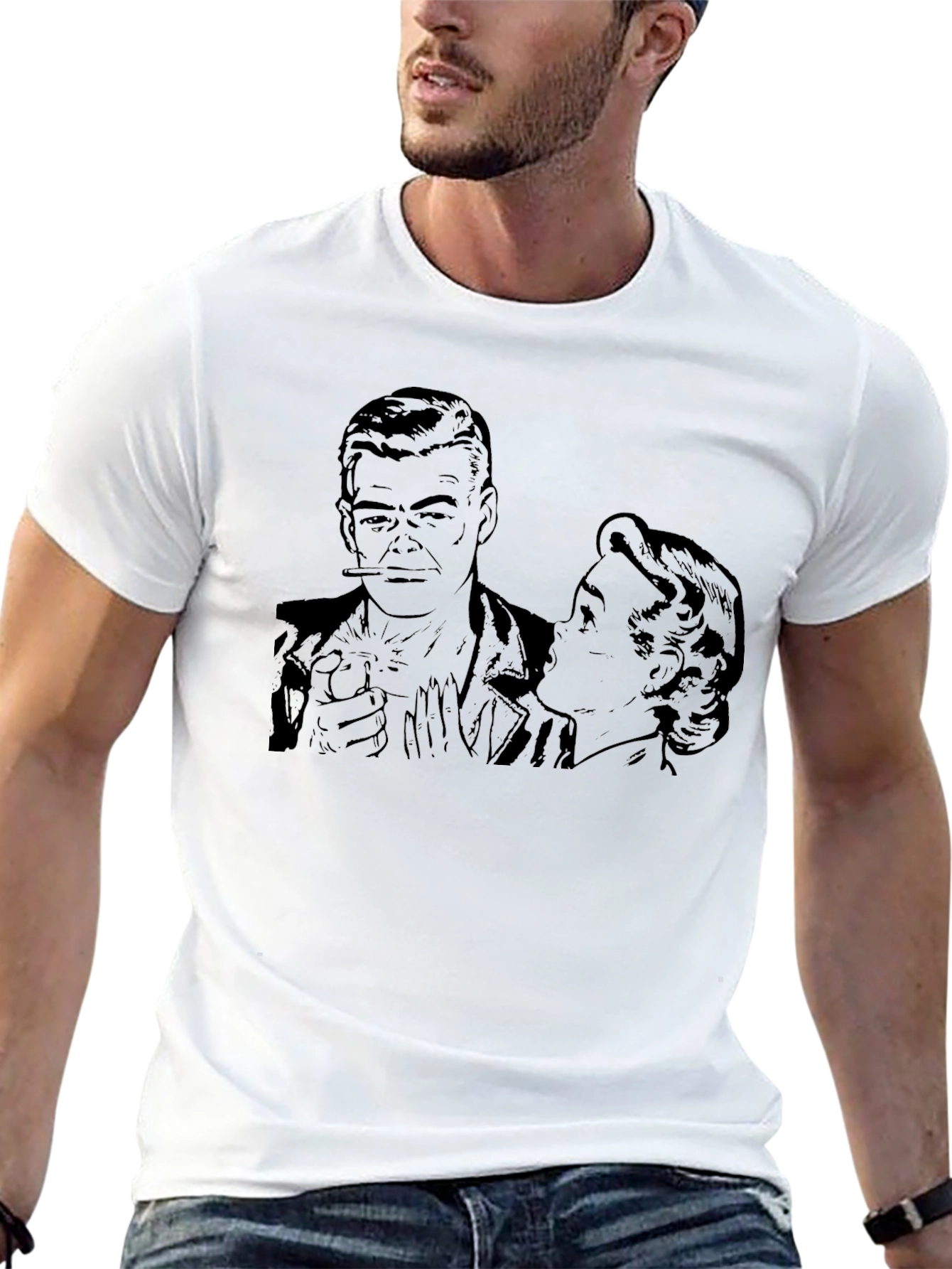 Retro Noir Graphic T-Shirt - Classic Style