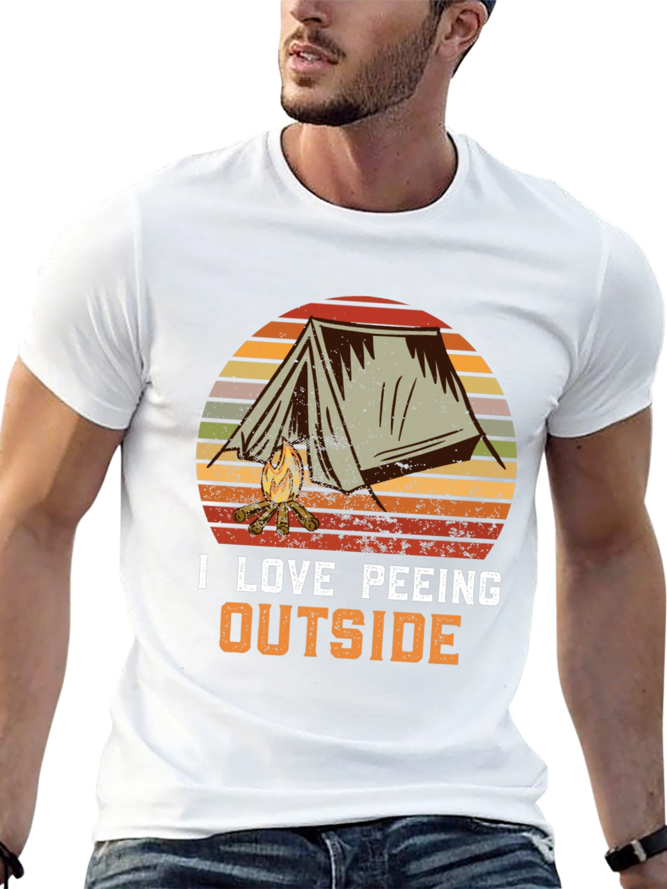 I Love Peeing Outside Camping T-Shirt