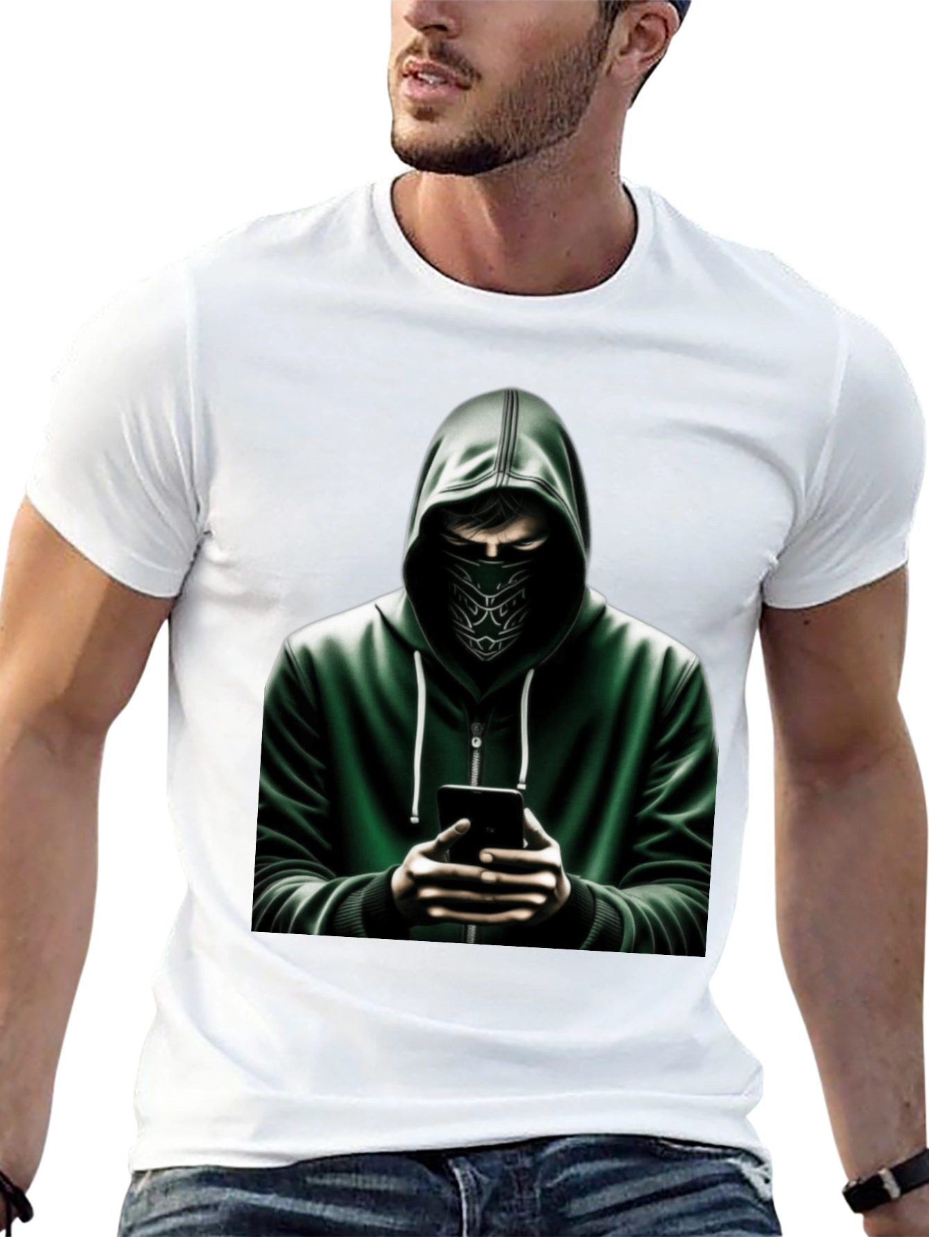 Urban Hacker Graphic Tee - Stealth Style