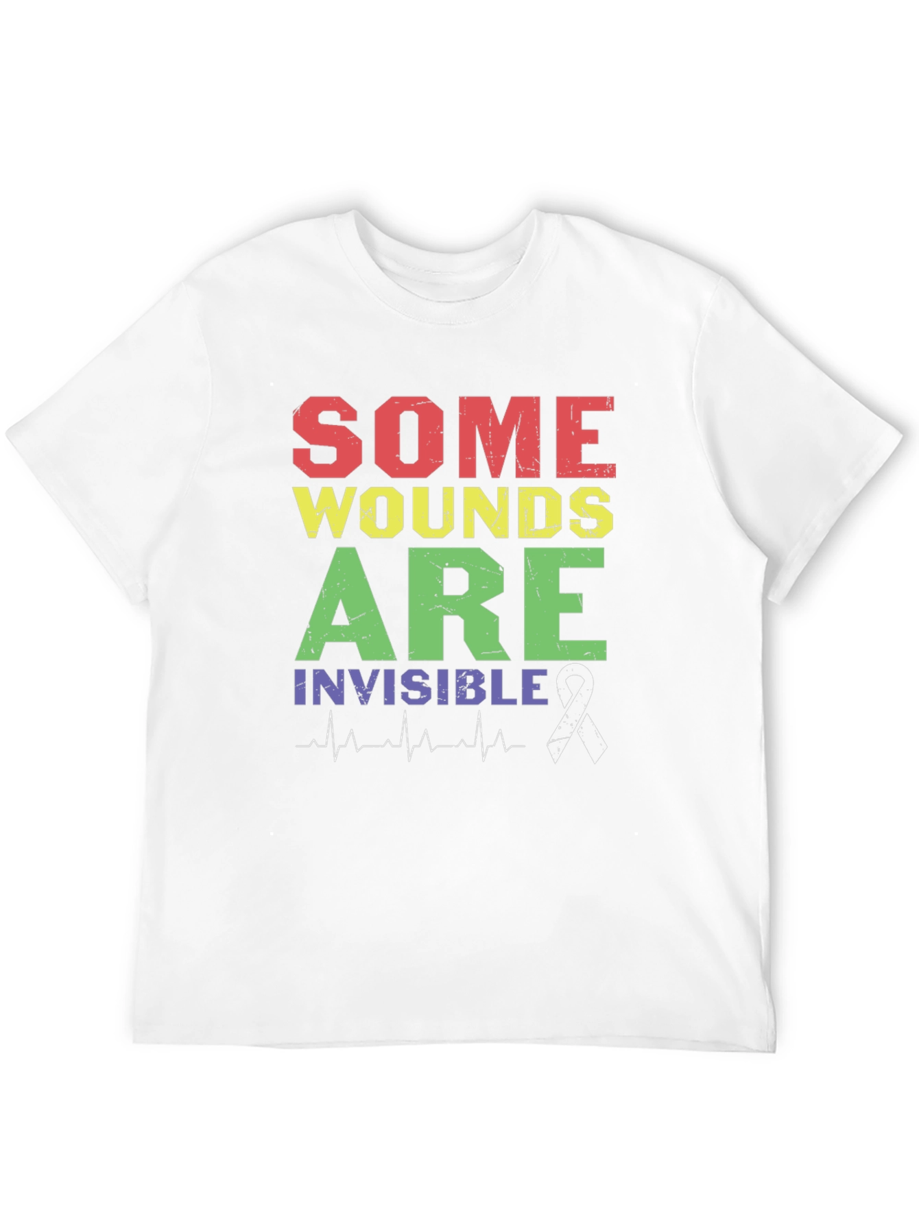 Some Wounds Are Invisible T-Shirt Mental Health Awareness