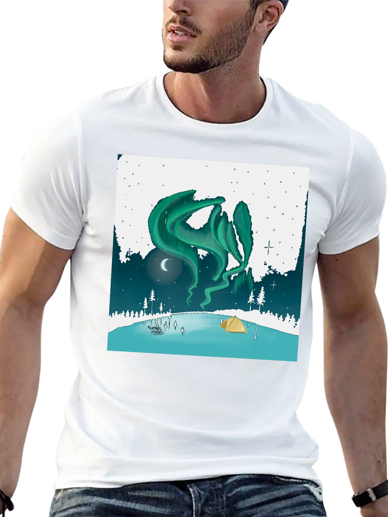 Aurora Camping Graphic Tee