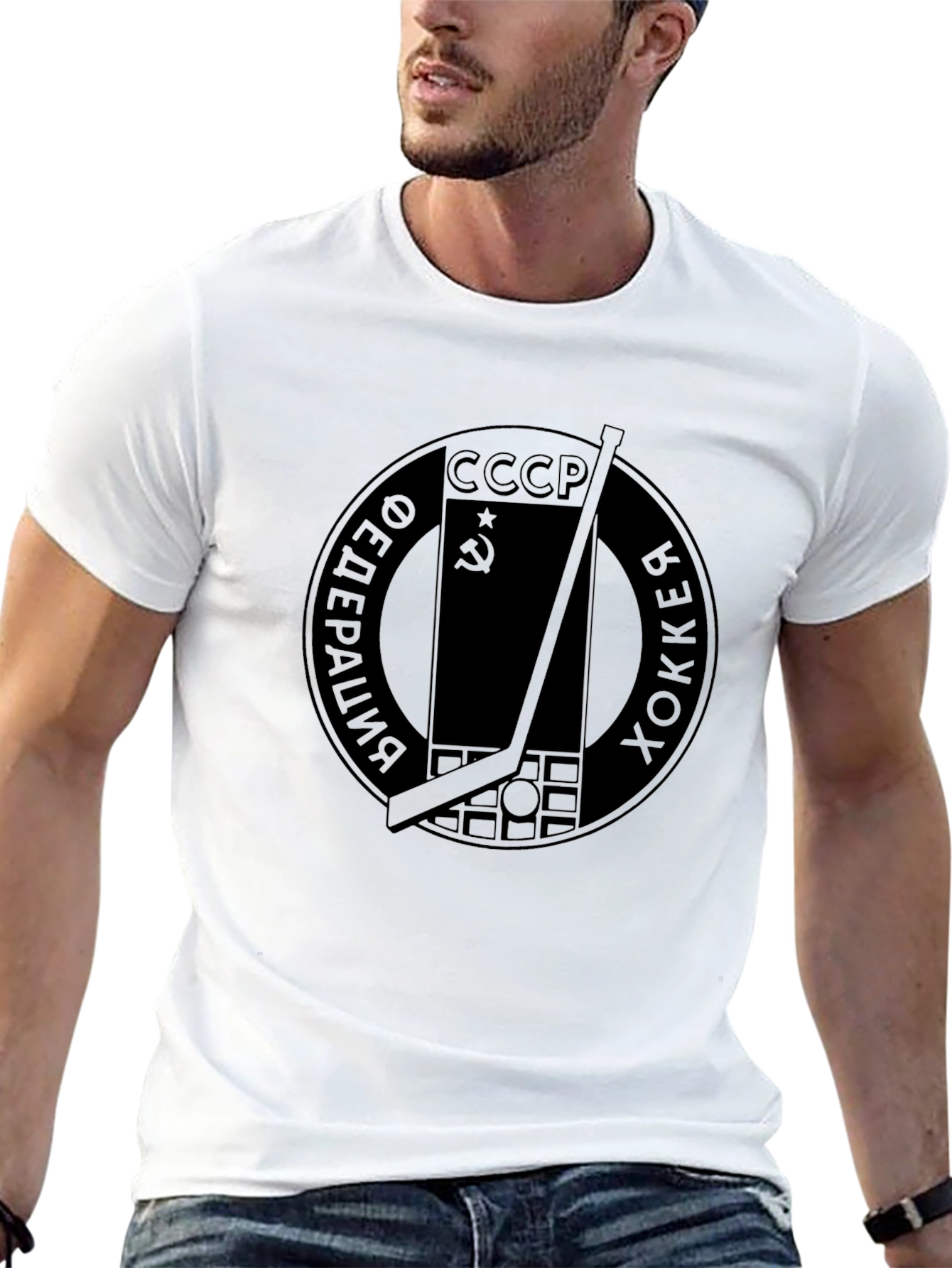 CCCP Hockey T-Shirt - Soviet Union Era Inspired Design