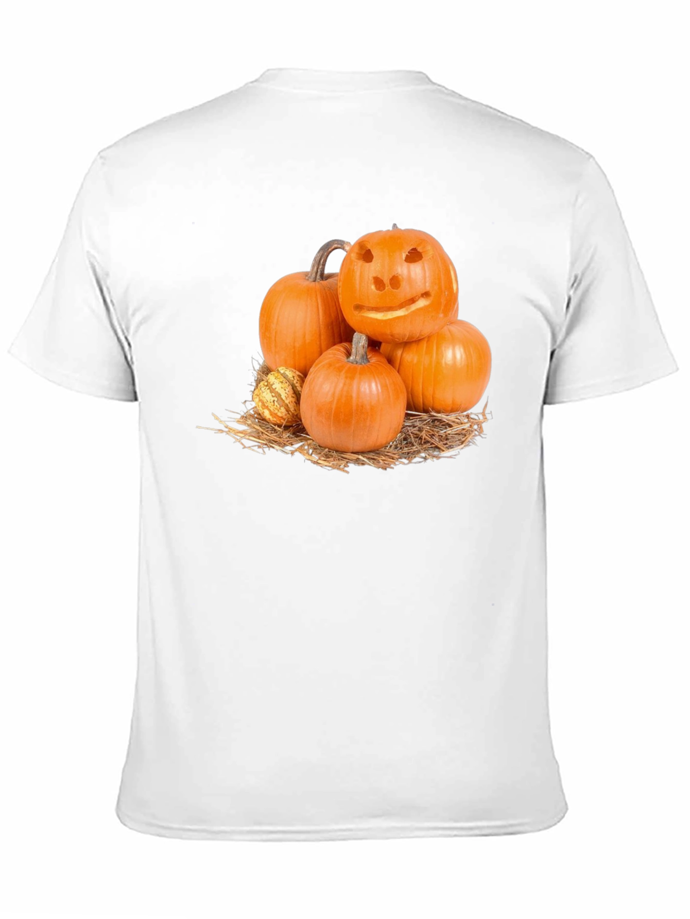 Festive Pumpkin Pile Graphic T-Shirt