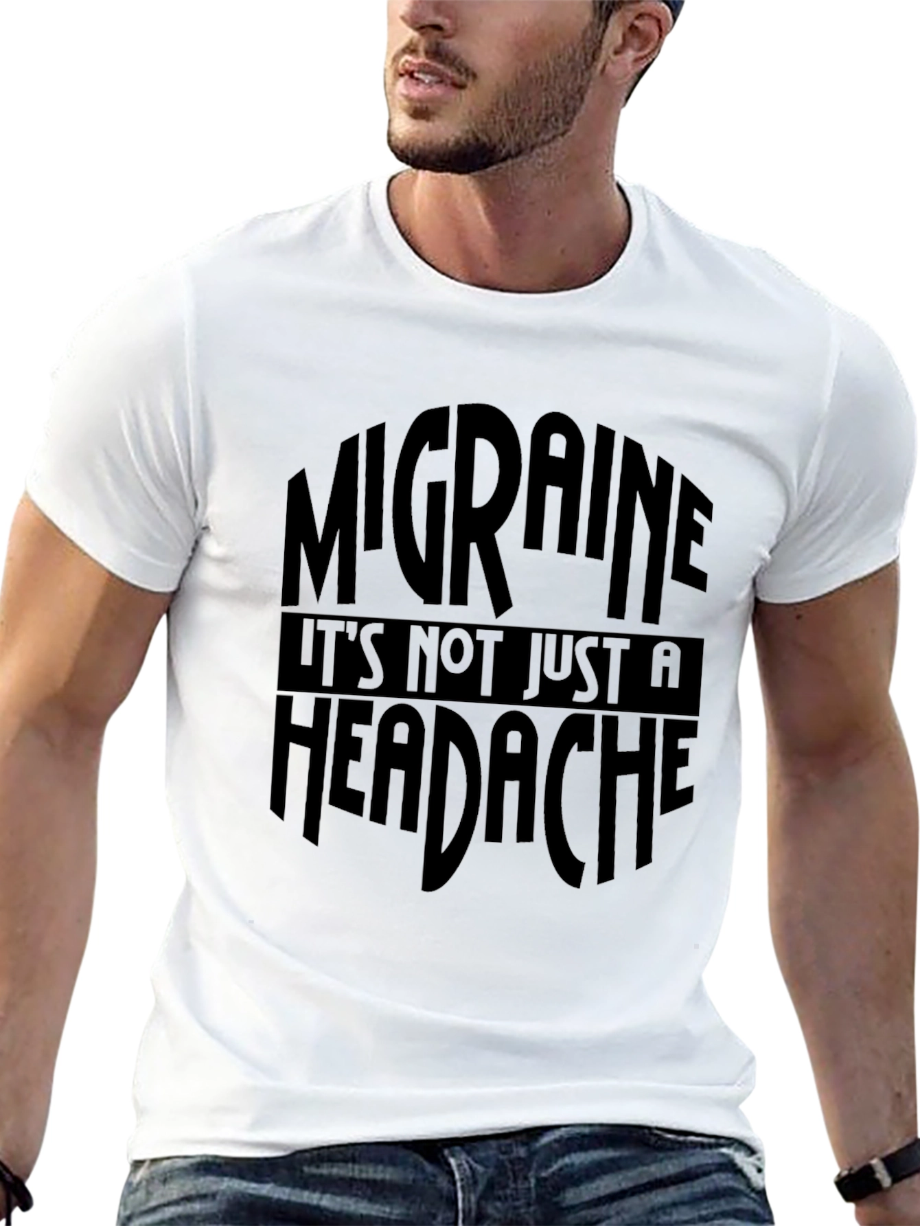 Migraine Awareness T-Shirt - Its Not Just A Headache