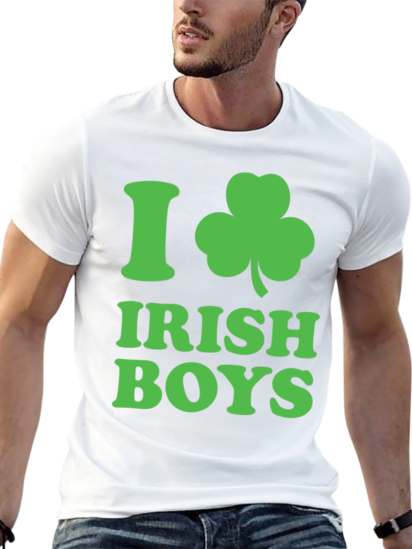 I Heart Irish Boys T-Shirt: St. Patricks Day Apparel