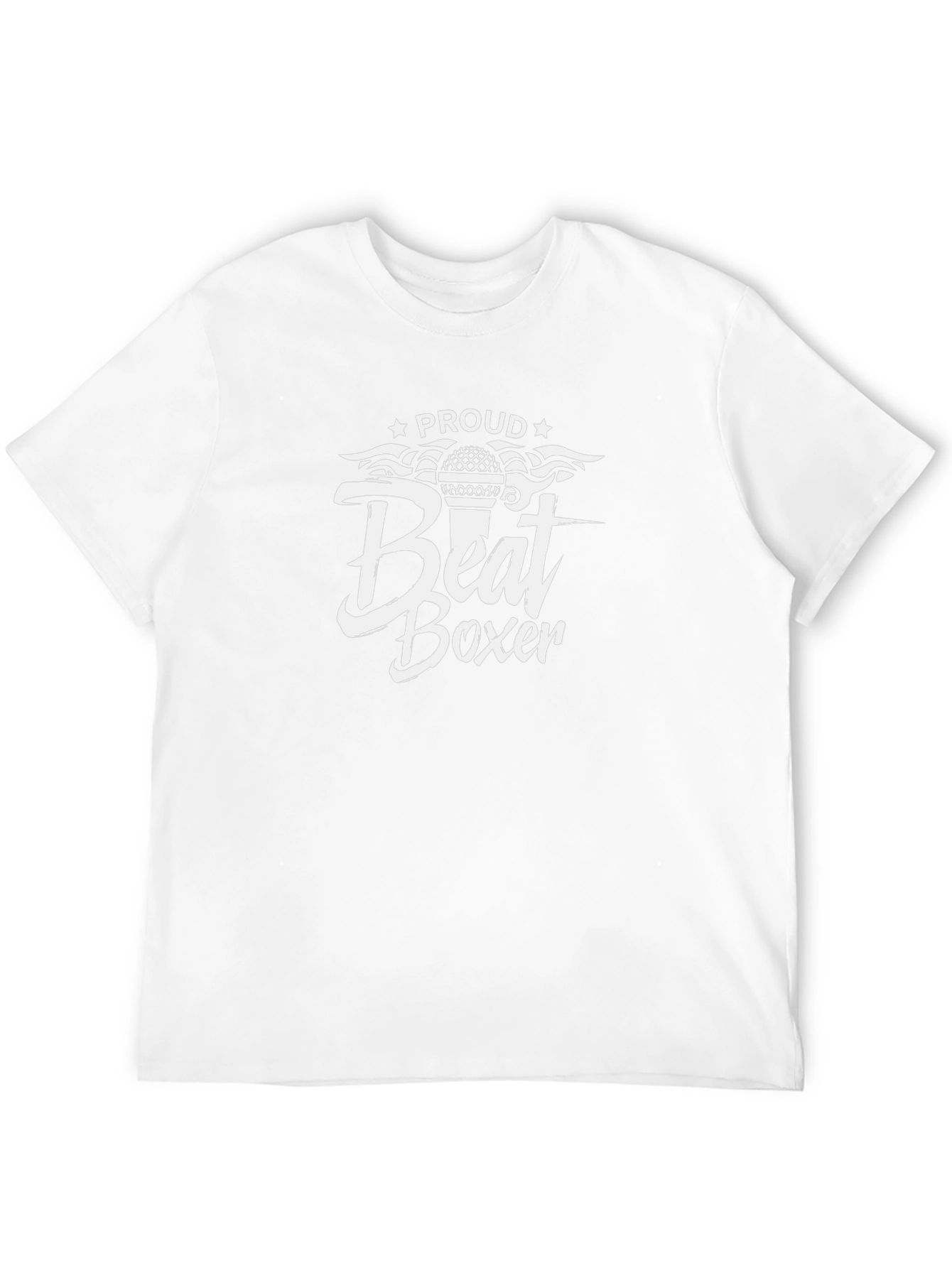Proud Beat Boxer Graphic Tee - Black Cotton T-Shirt