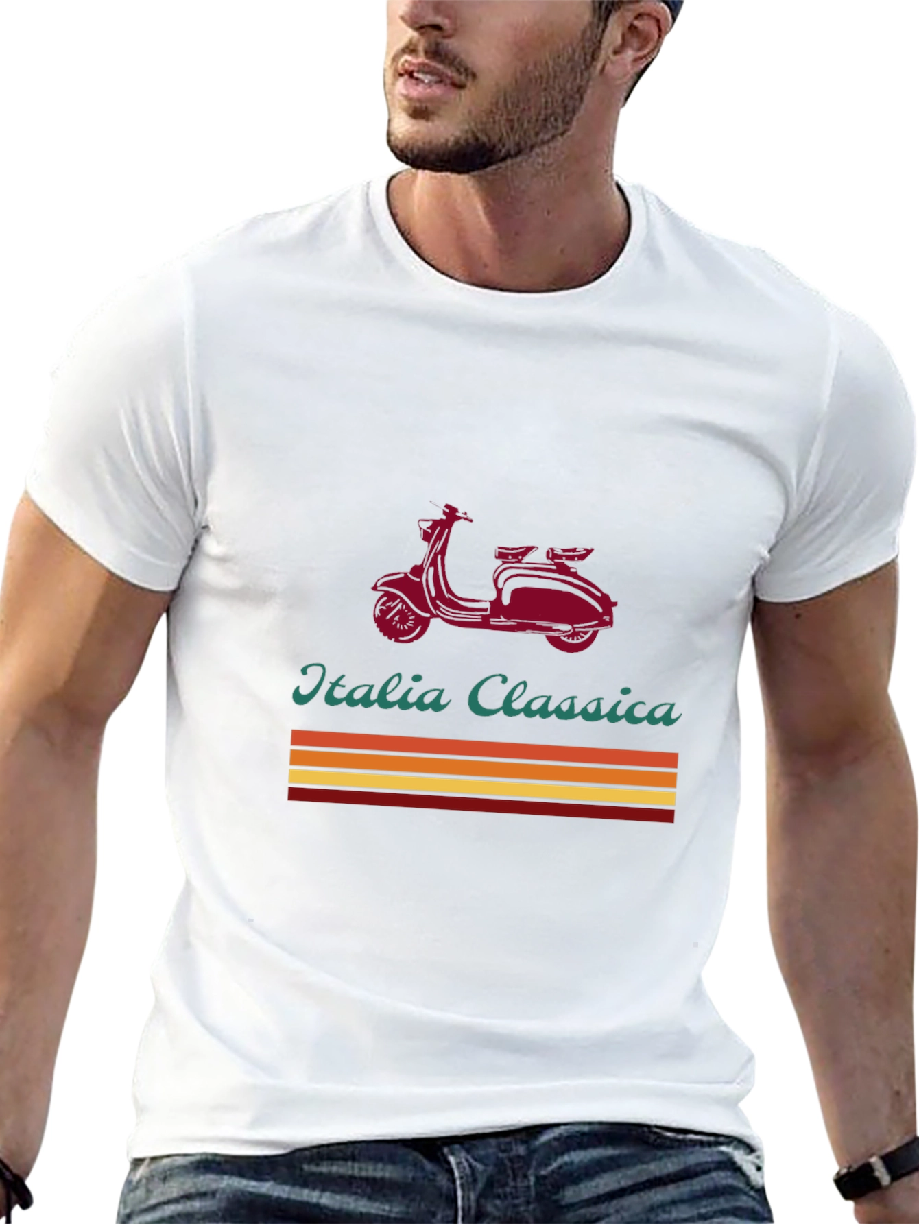 Italia Classica Scooter Graphic Tee